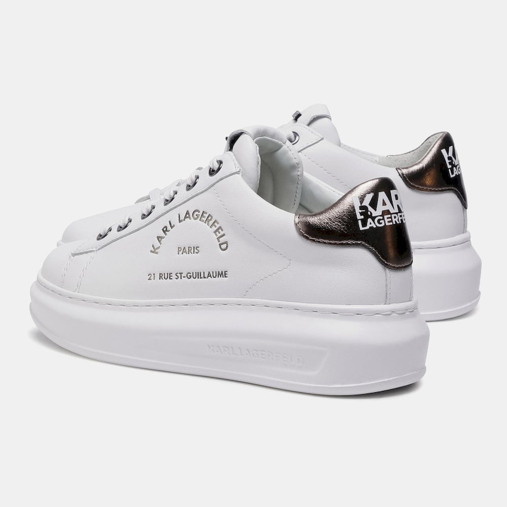 Karl Lagerfield Sapatilhas Sneakers Shoes 62538 Whi Pink Branco Rosa Shot4