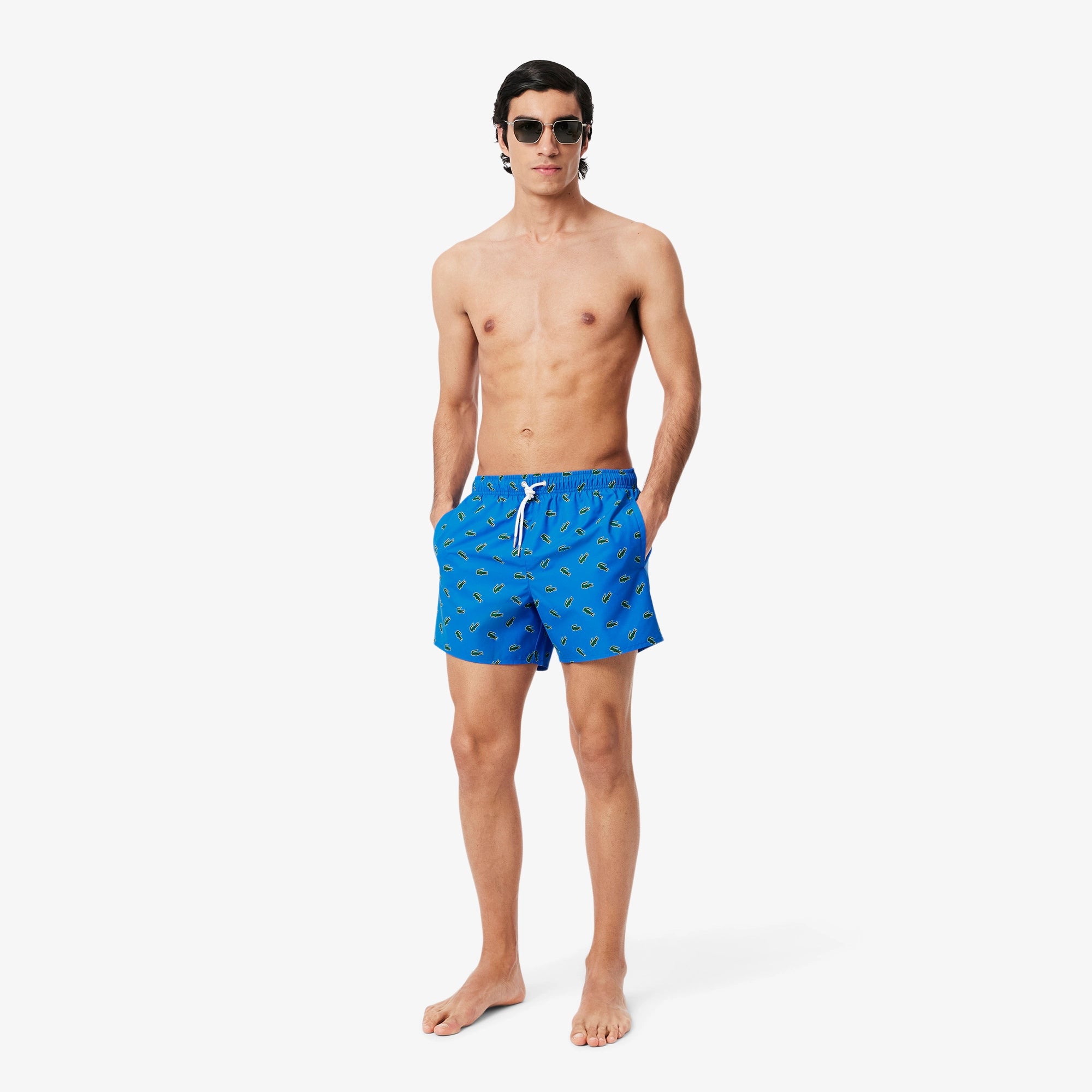 Lacoste Calcao De Banho Swim Shorts Mh7188 Royal Blue Azul Royal_shot1