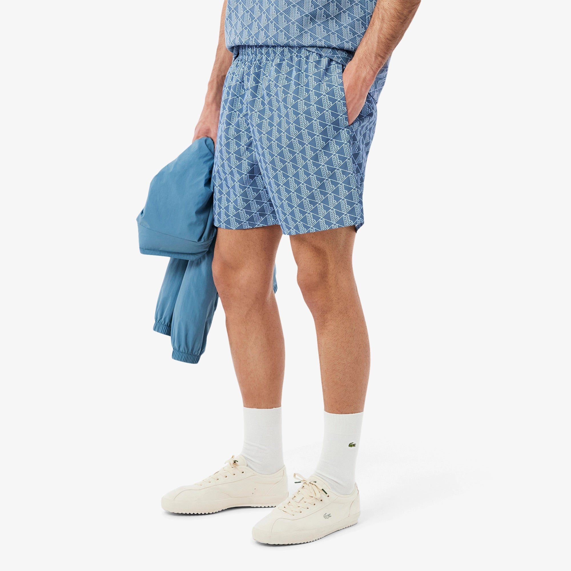 Lacoste Calcao De Banho Swim Shorts Mh9086 Blue Azul_shot1