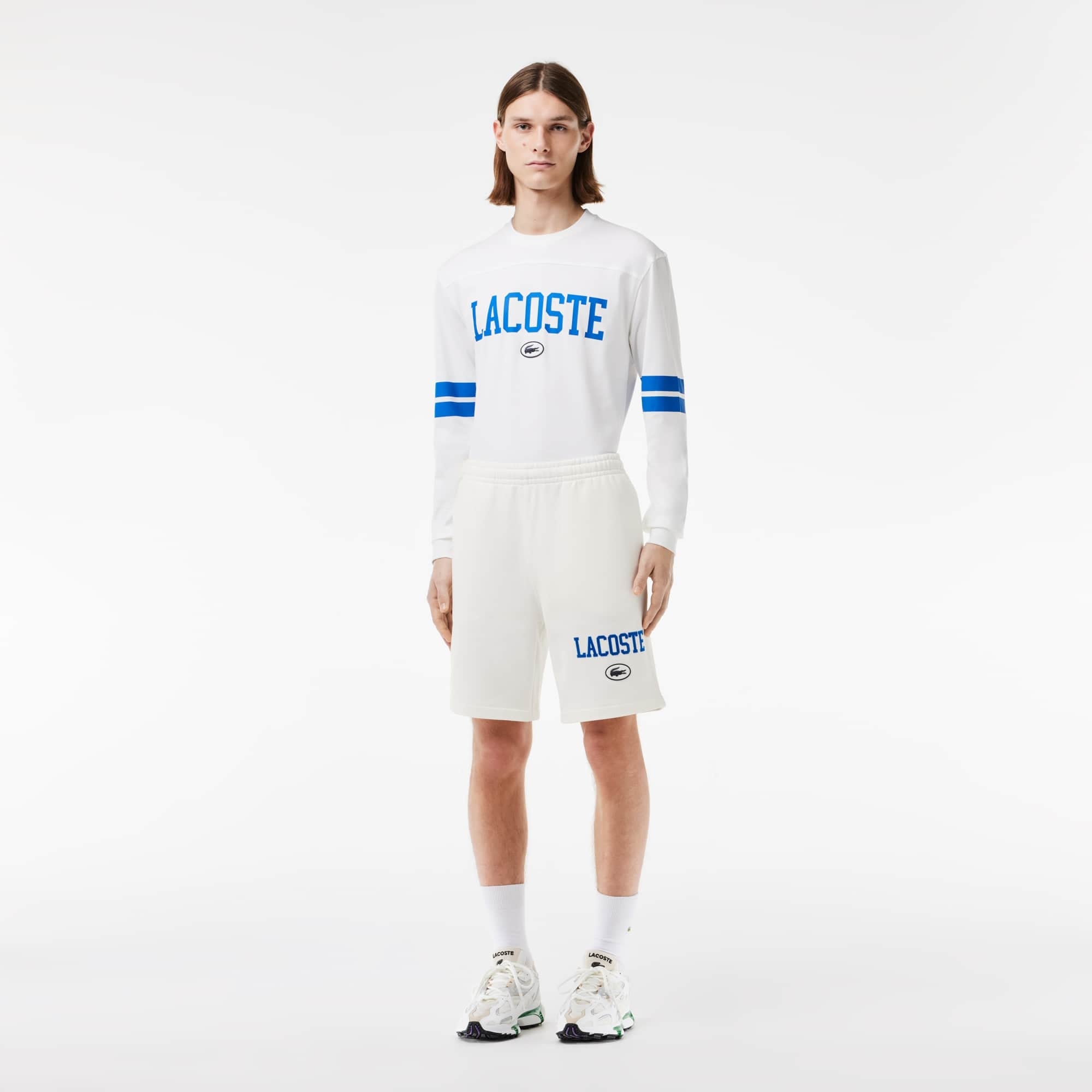 Lacoste Calcao Shorts Gh7499 White Branco_shot1