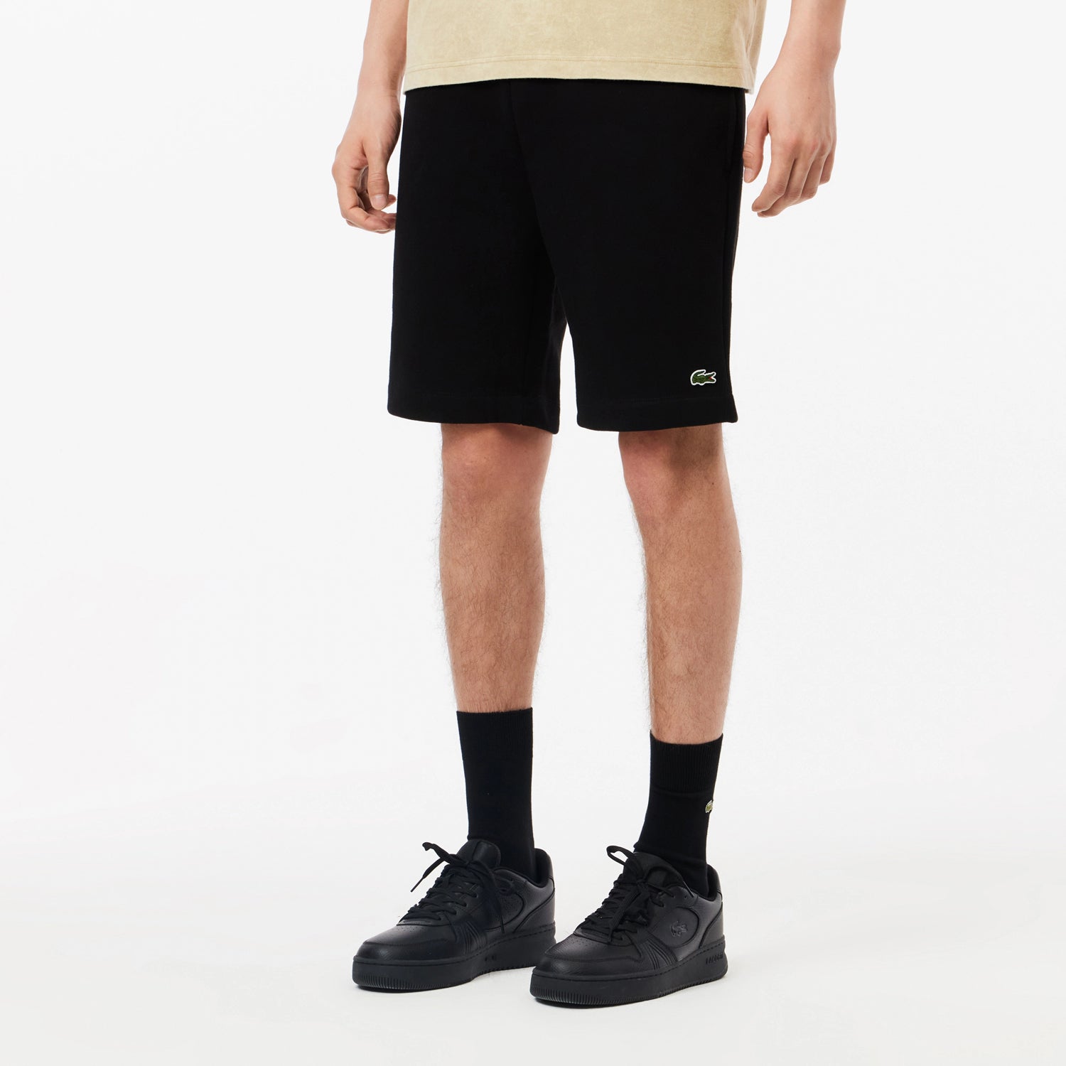 Lacoste Calcao Shorts Gh9627 Black Preto_shot1