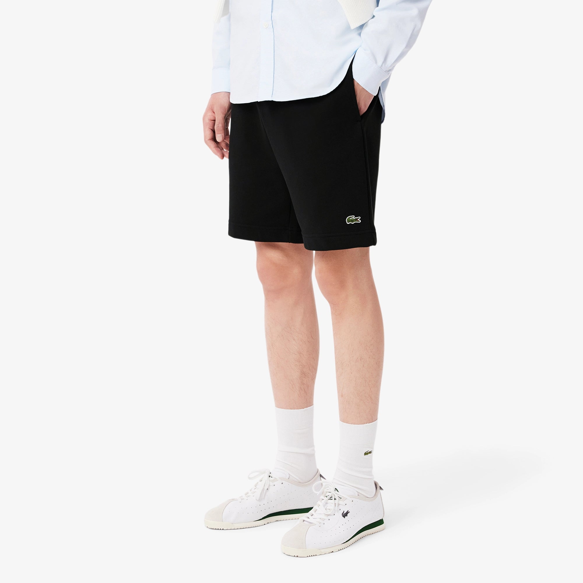 Lacoste Calcao Shorts Gh9860 Black Preto_shot1