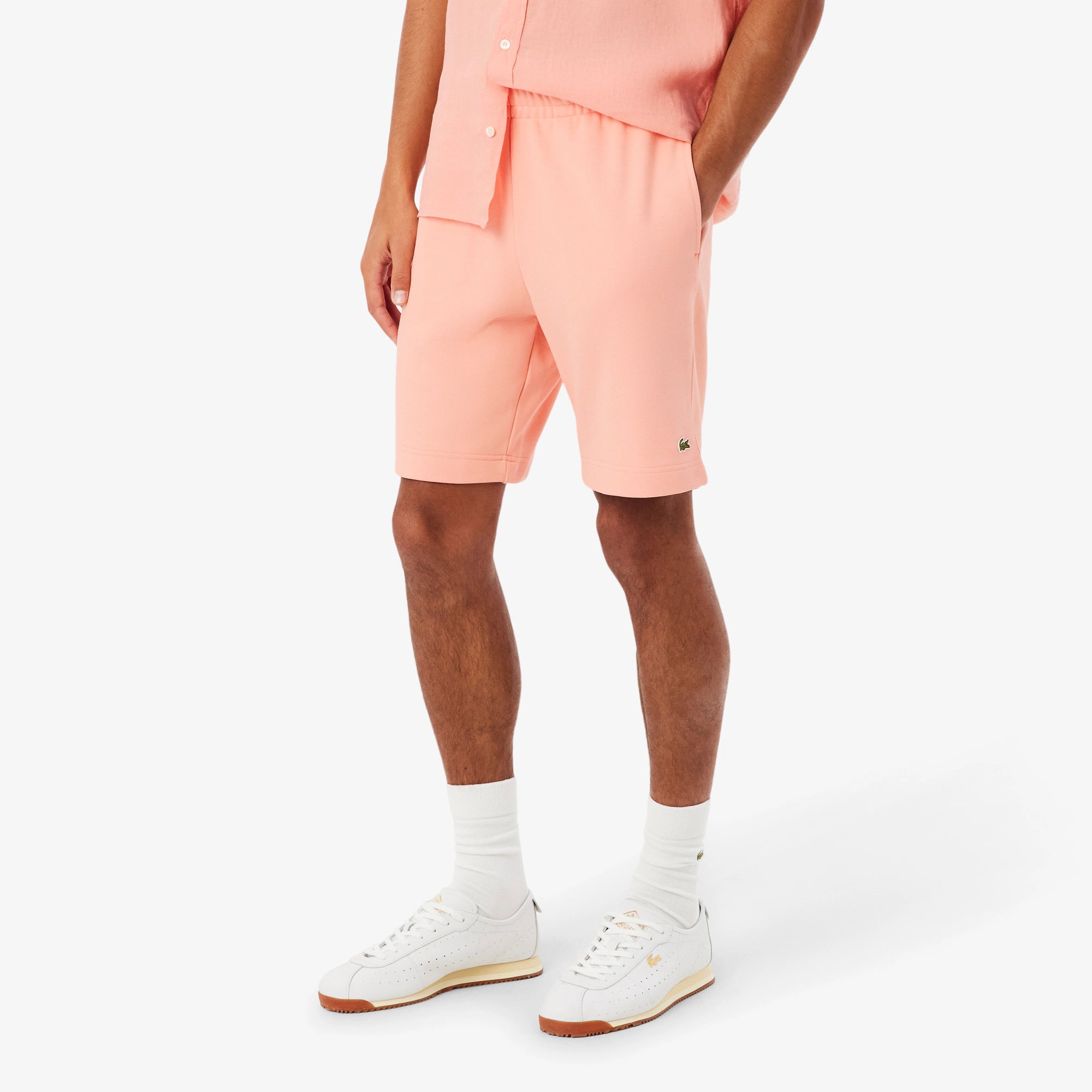 Lacoste Calcao Shorts Gh9860 Rose Rosa_shot2