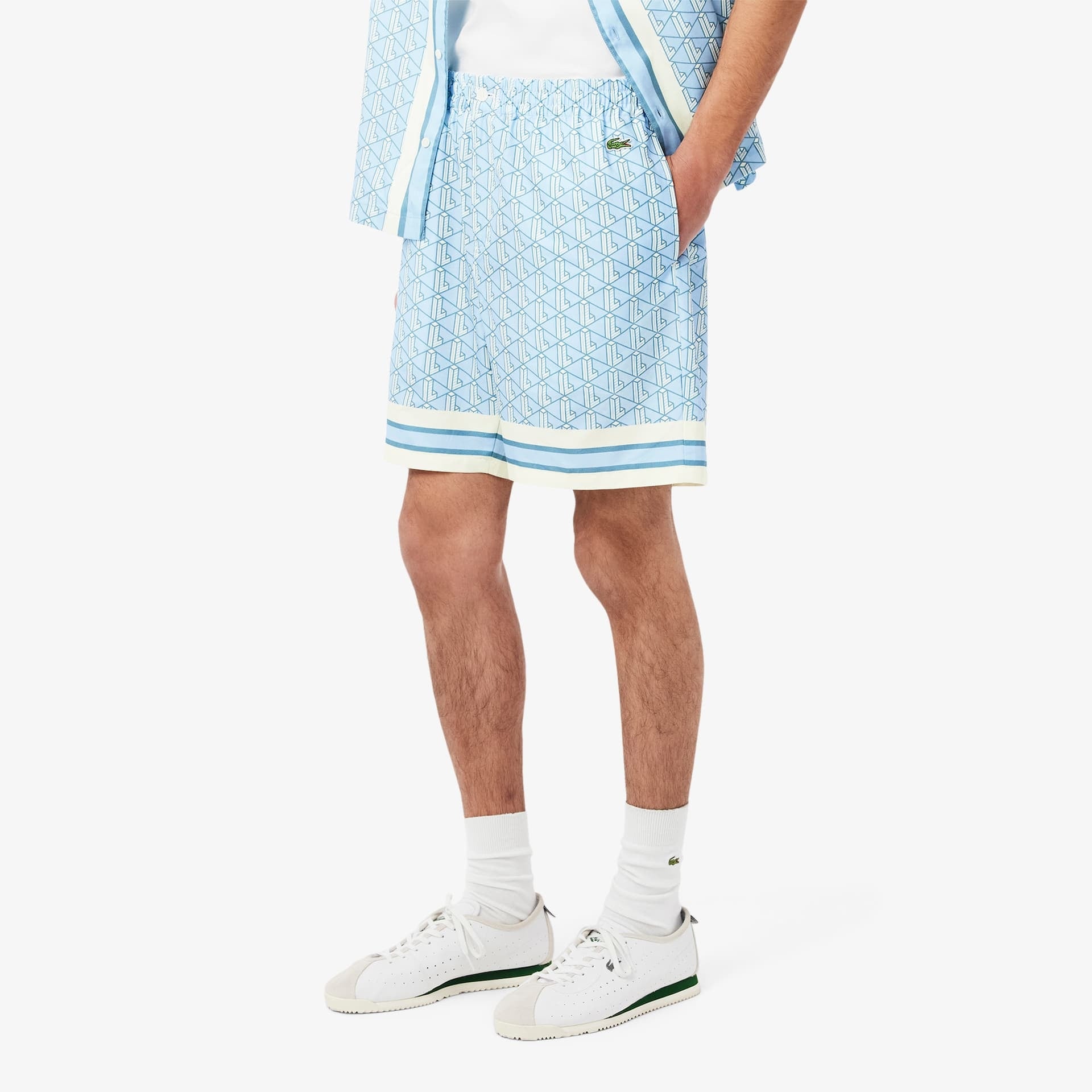 Lacoste Calcao Shorts Gh9928 Blue Azul_shot3