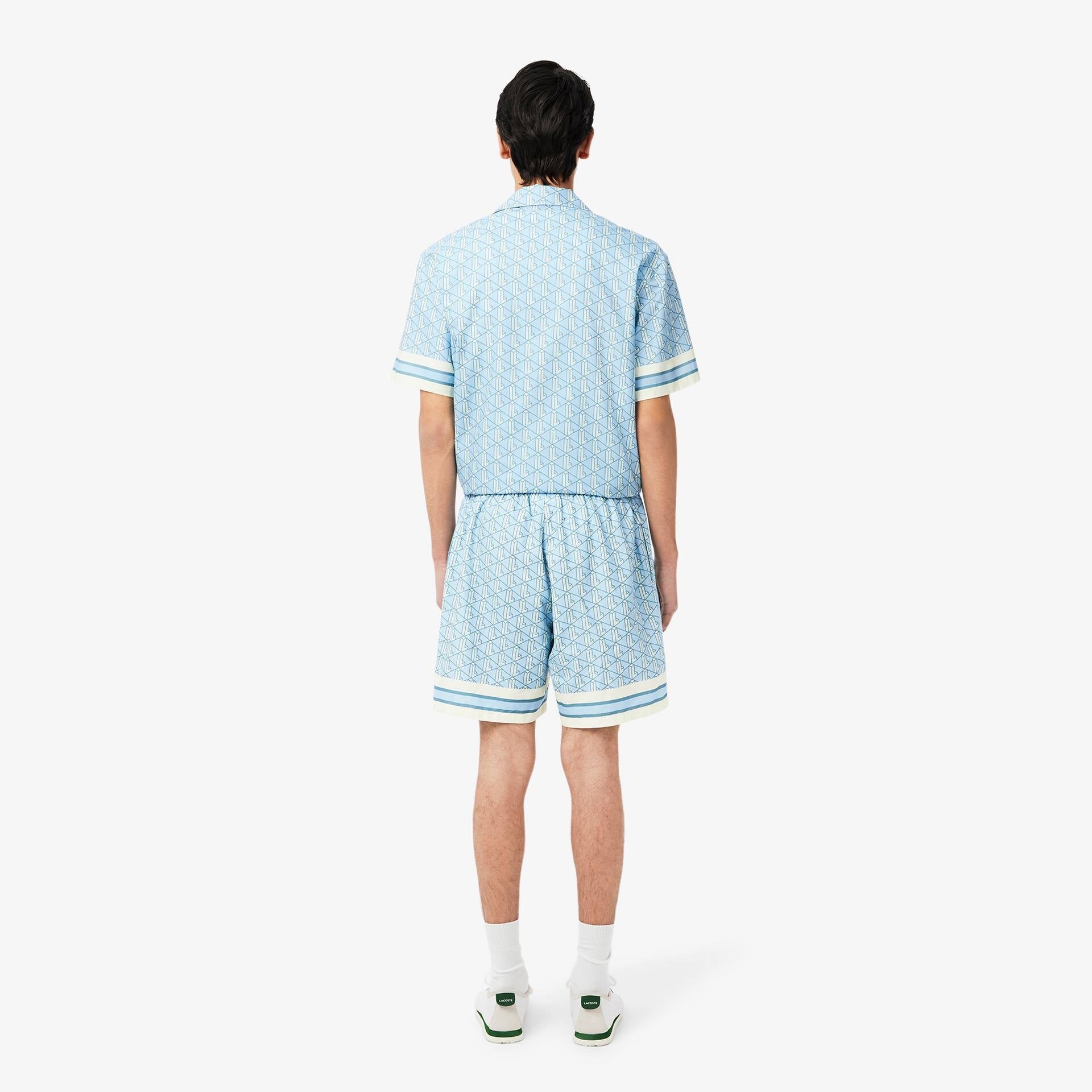 Lacoste Calcao Shorts Gh9928 Blue Azul_shot4