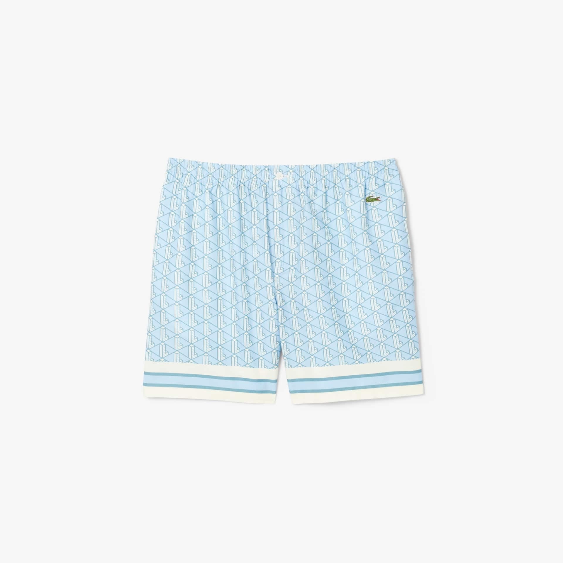 Lacoste Calcao Shorts Gh9928 Blue Azul_shot5