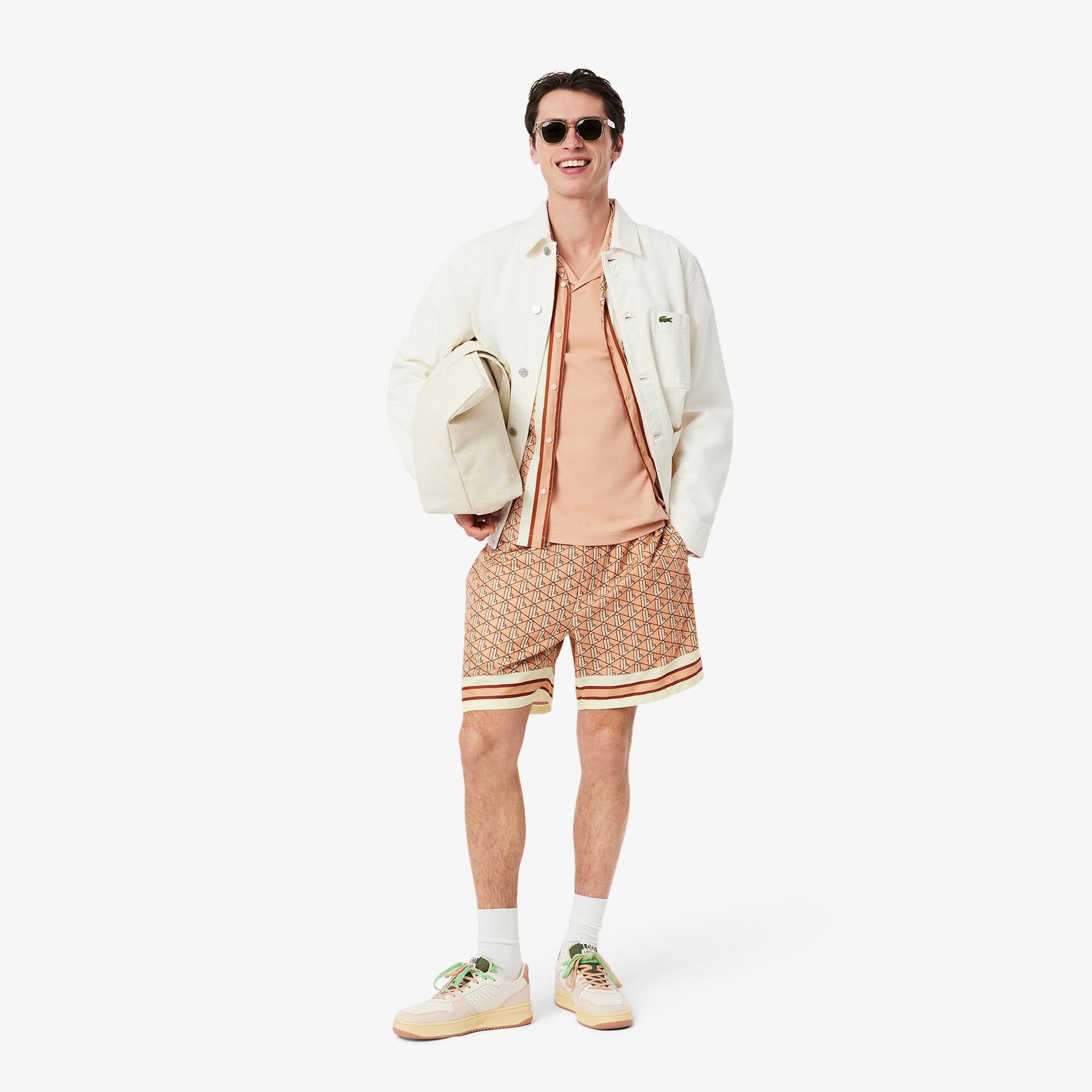 Lacoste Calcao Shorts Gh9928 Red Vermelho_shot7