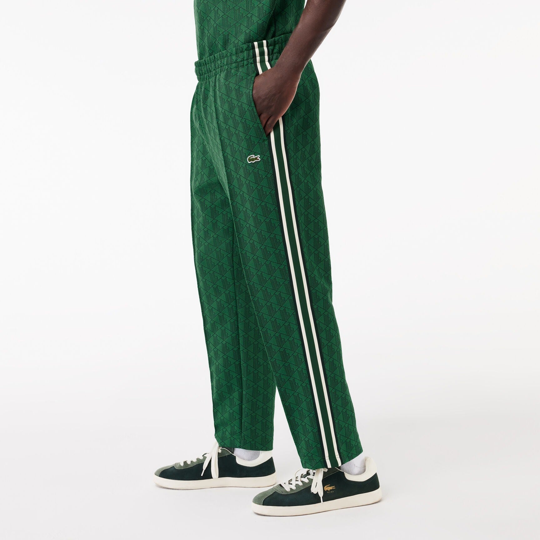 Lacoste Calcas Training Pants Xh1440 Green Verde_shot2