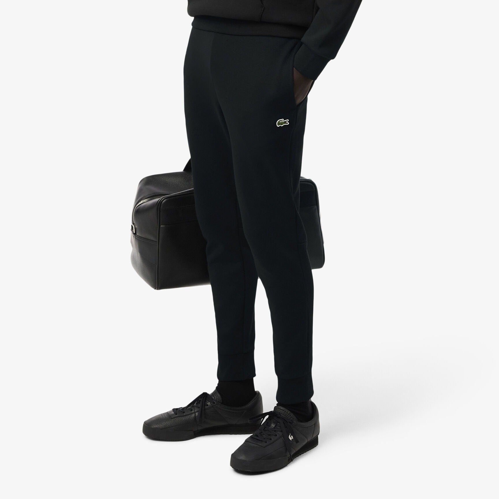Lacoste Calcas Training Pants Xh9624 Black Preto_shot2