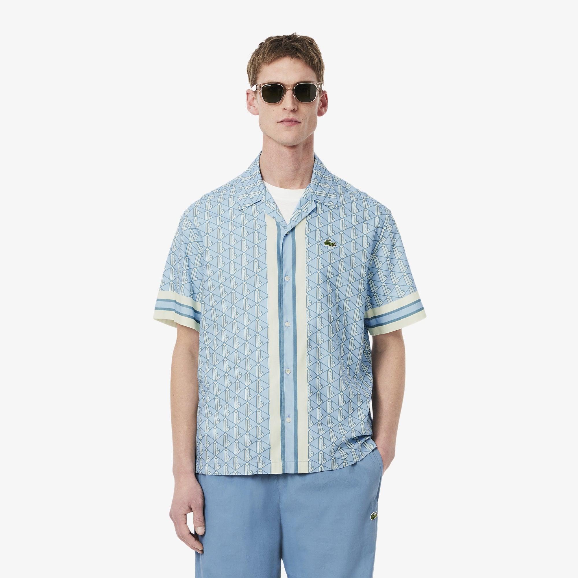 Lacoste Camisa Shirt Ch9094 Blue Azul_shot1