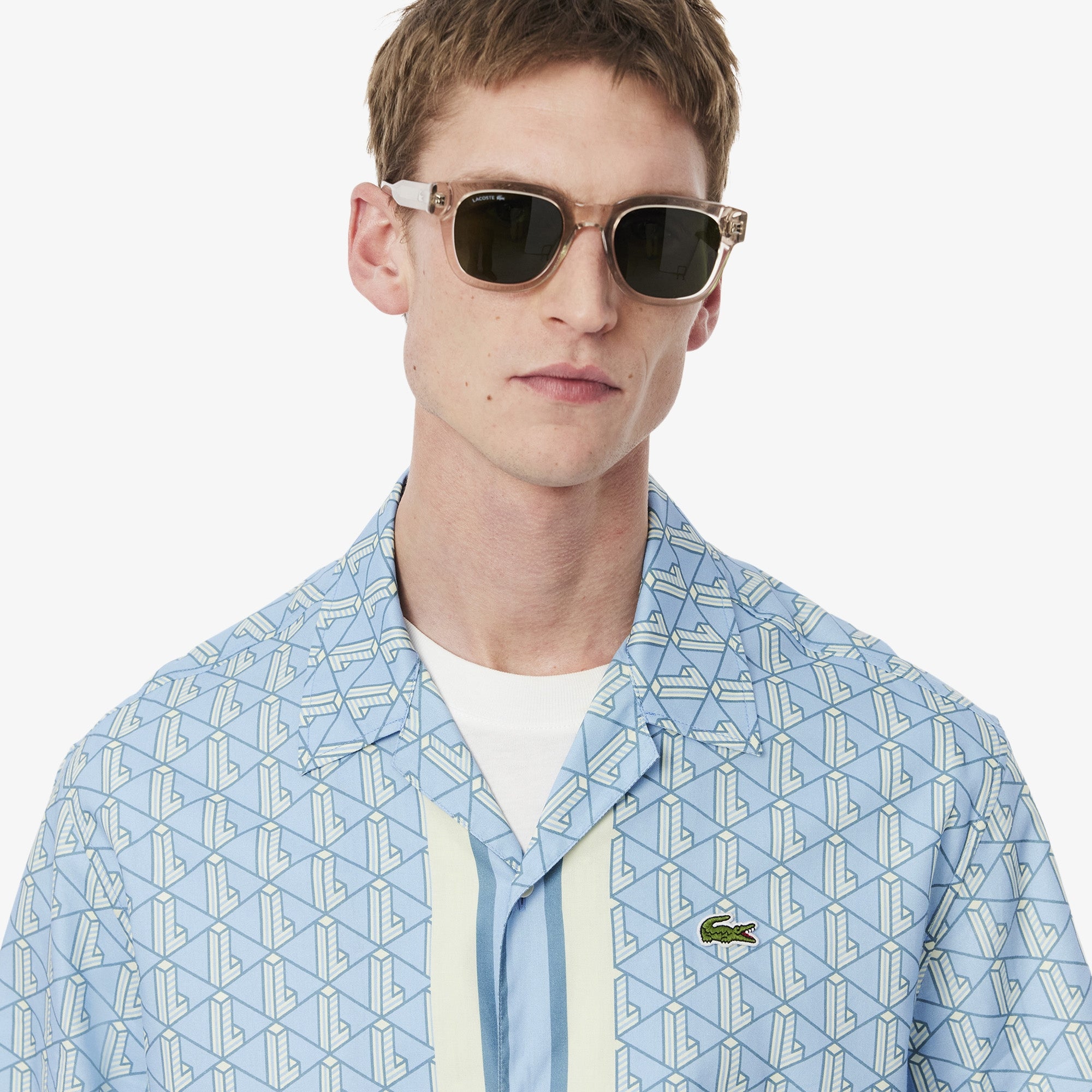 Lacoste Camisa Shirt Ch9094 Blue Azul_shot2