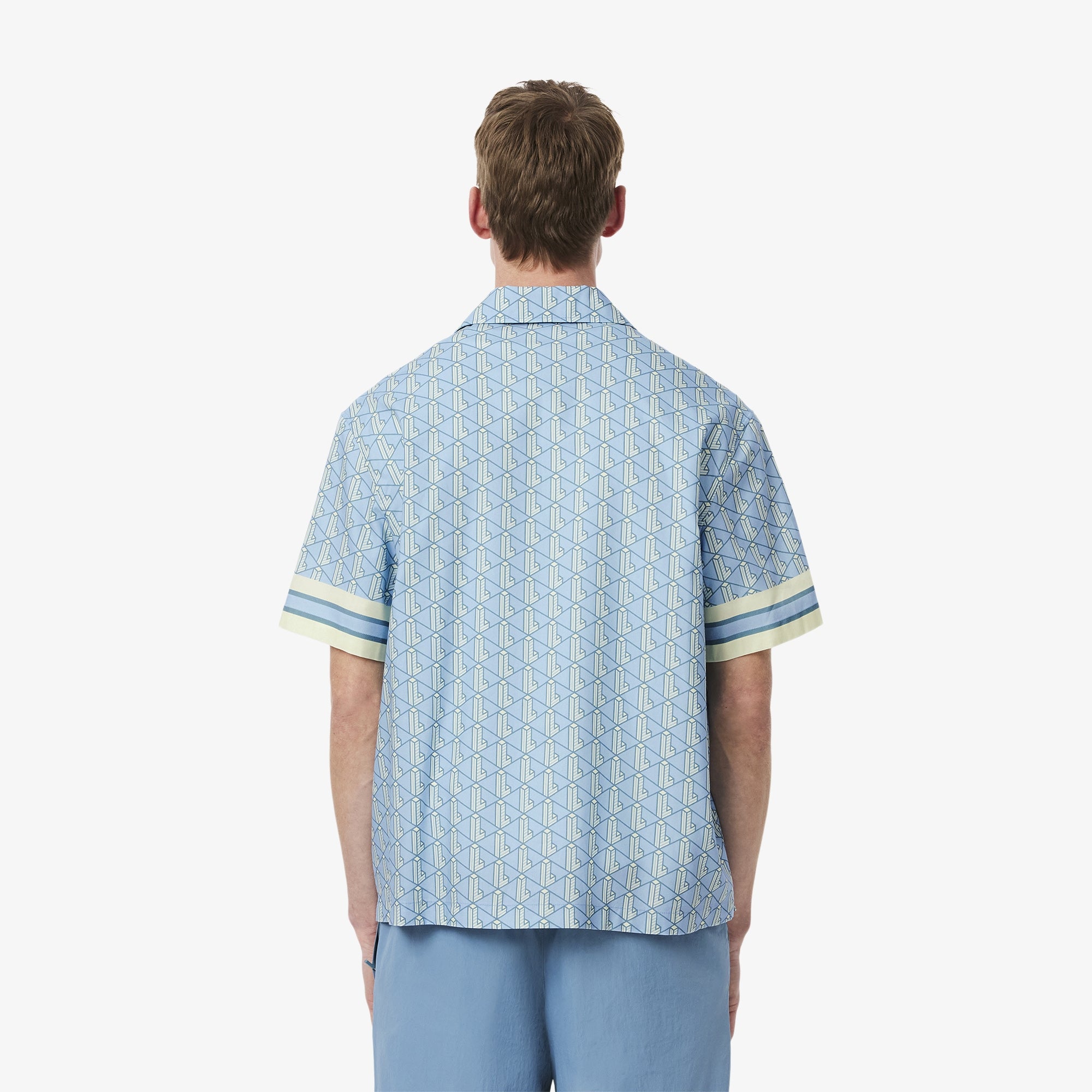 Lacoste Camisa Shirt Ch9094 Blue Azul_shot3