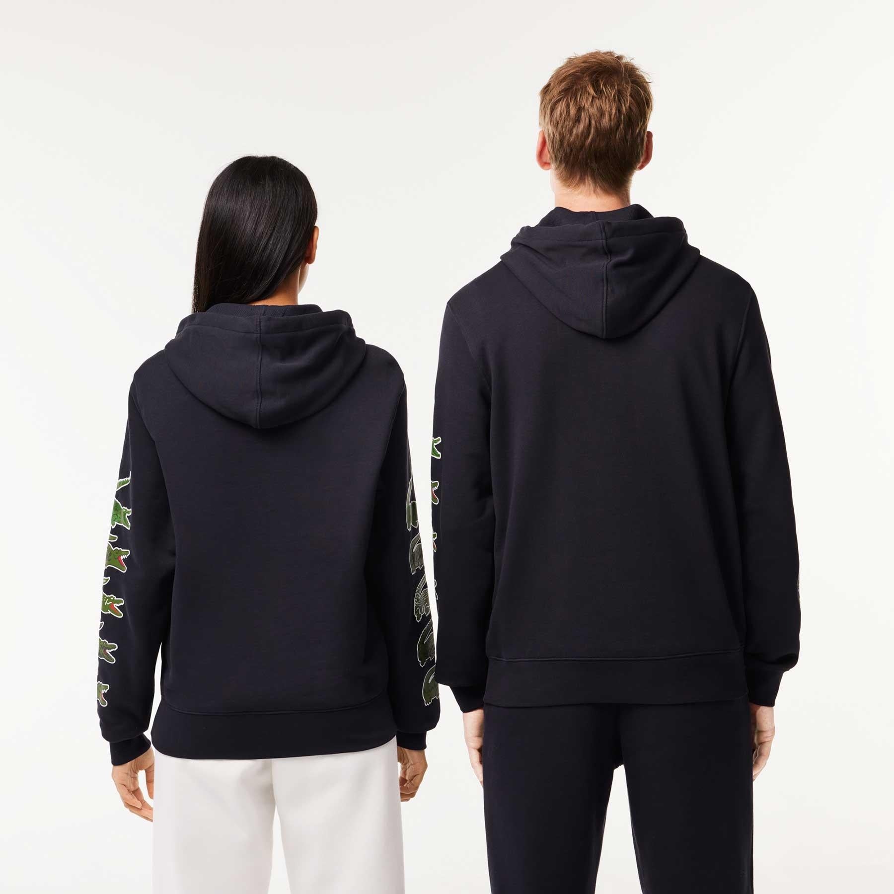 Lacoste Camisola Hoodie Sh1323 Black Preto_shot1