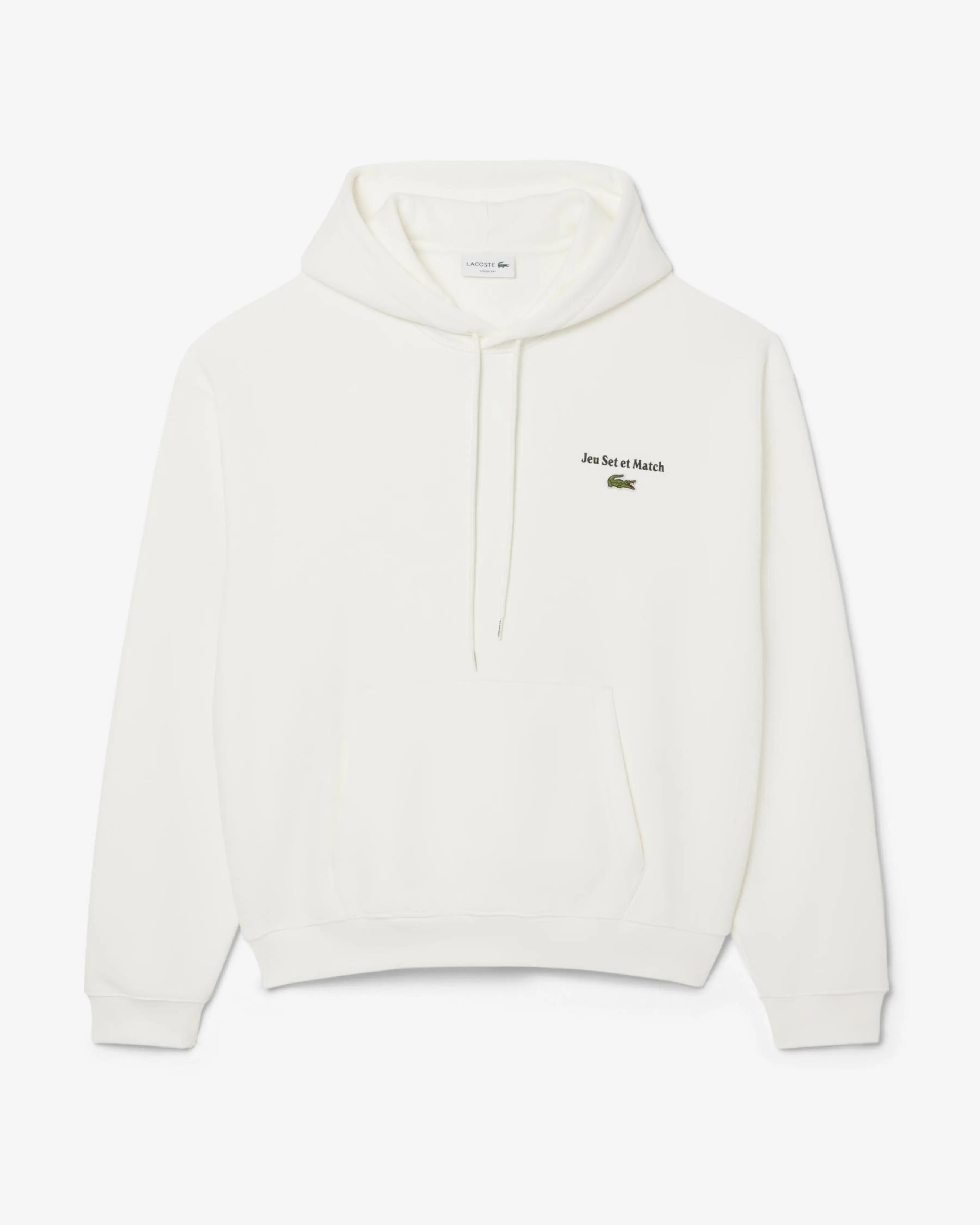 Lacoste Camisola Hoodie Sh5947 White Branco_shot1