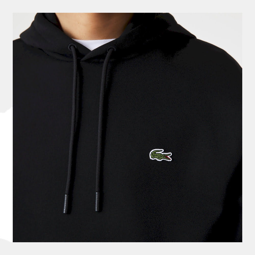 Lacoste Camisola Hoodie Sh9623 Black Preto Shot3