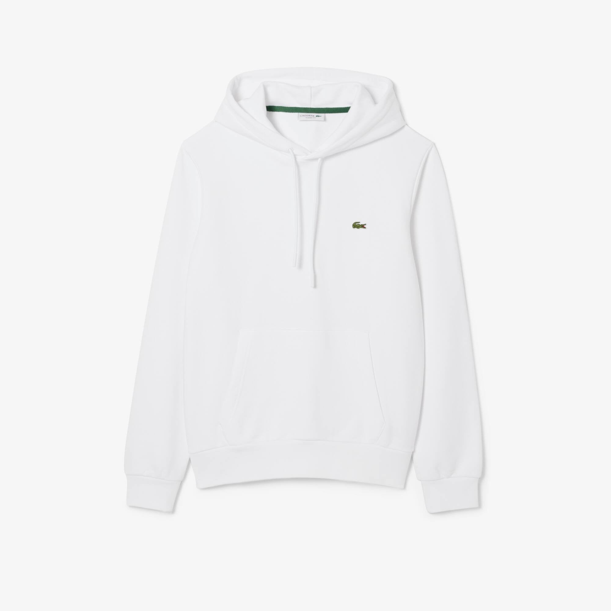 Lacoste Camisola Hoodie Sh9839 White Branco_shot5