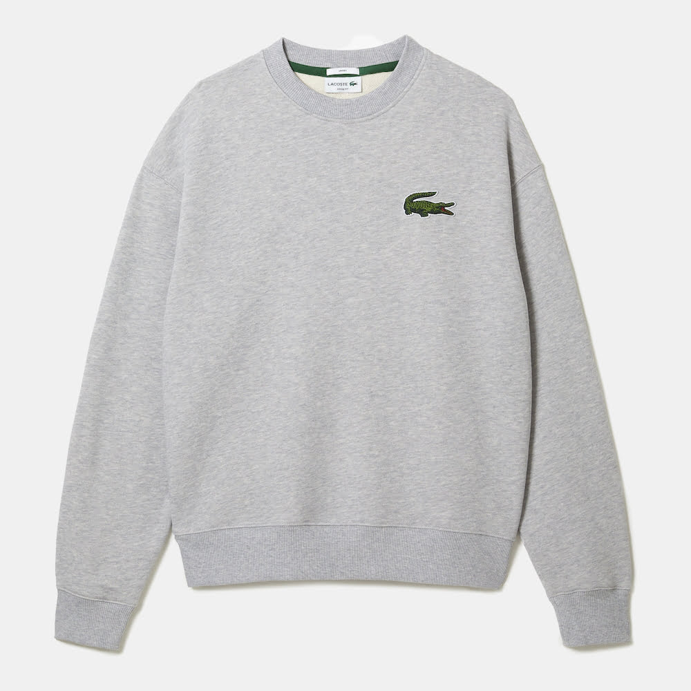 Lacoste Camisola Sweat Sh6405 Grey Cinza Shot1
