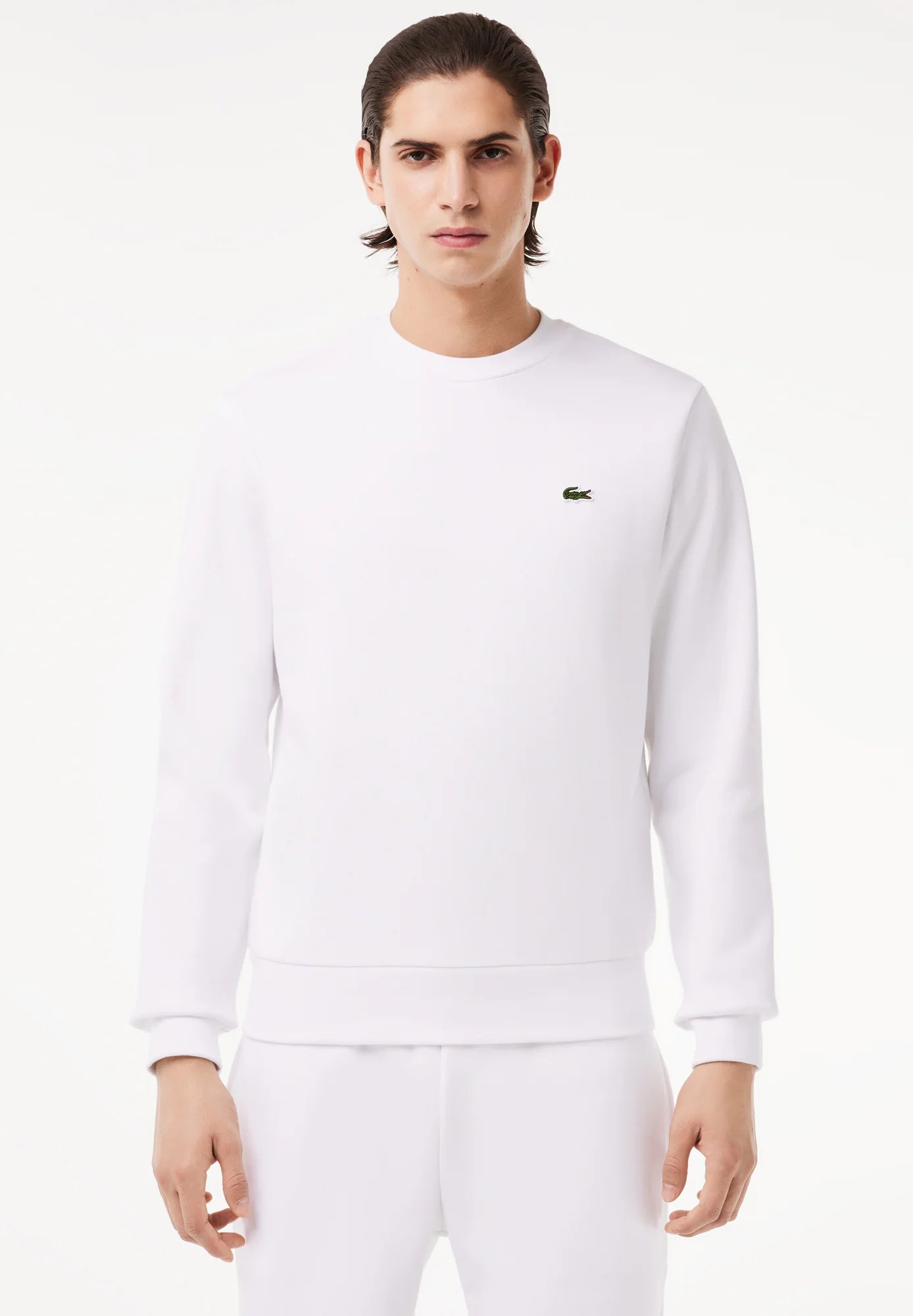 Lacoste Camisola Sweat Sh9801 White Branco_shot1