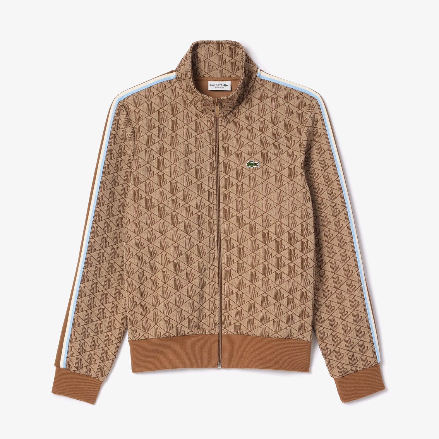 Lacoste Casaco Training Sweat Training Sh1368 Beige.logo Beige_shot2