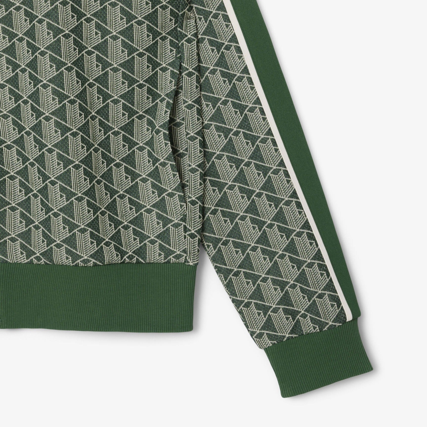 Lacoste Casaco Training Sweat Training Sh1368 Green.logo Verde Logo_shot6