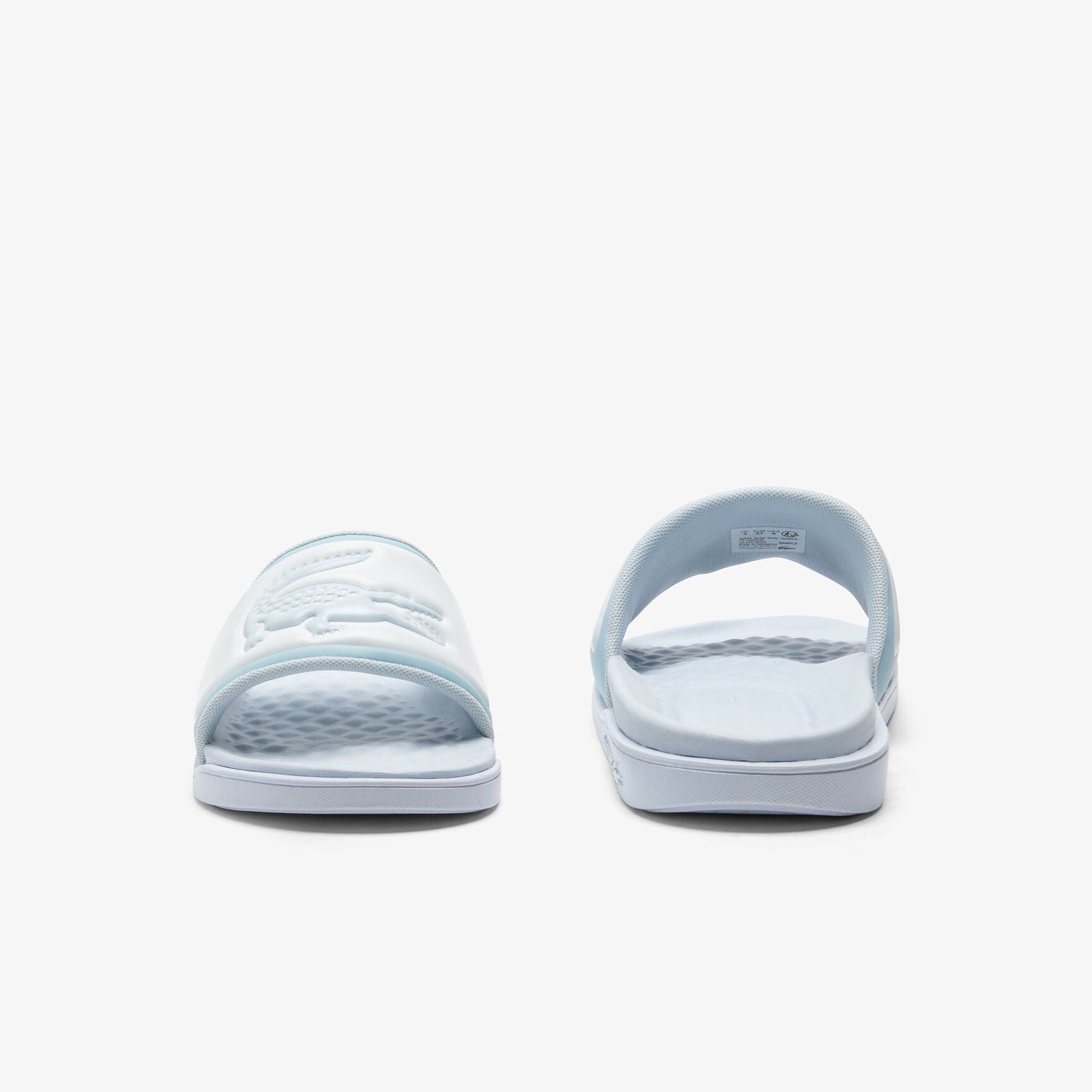 Lacoste Chinelos Slippers Croco Dualiste Whi Lt.blu Branco Azul Claro_shot5