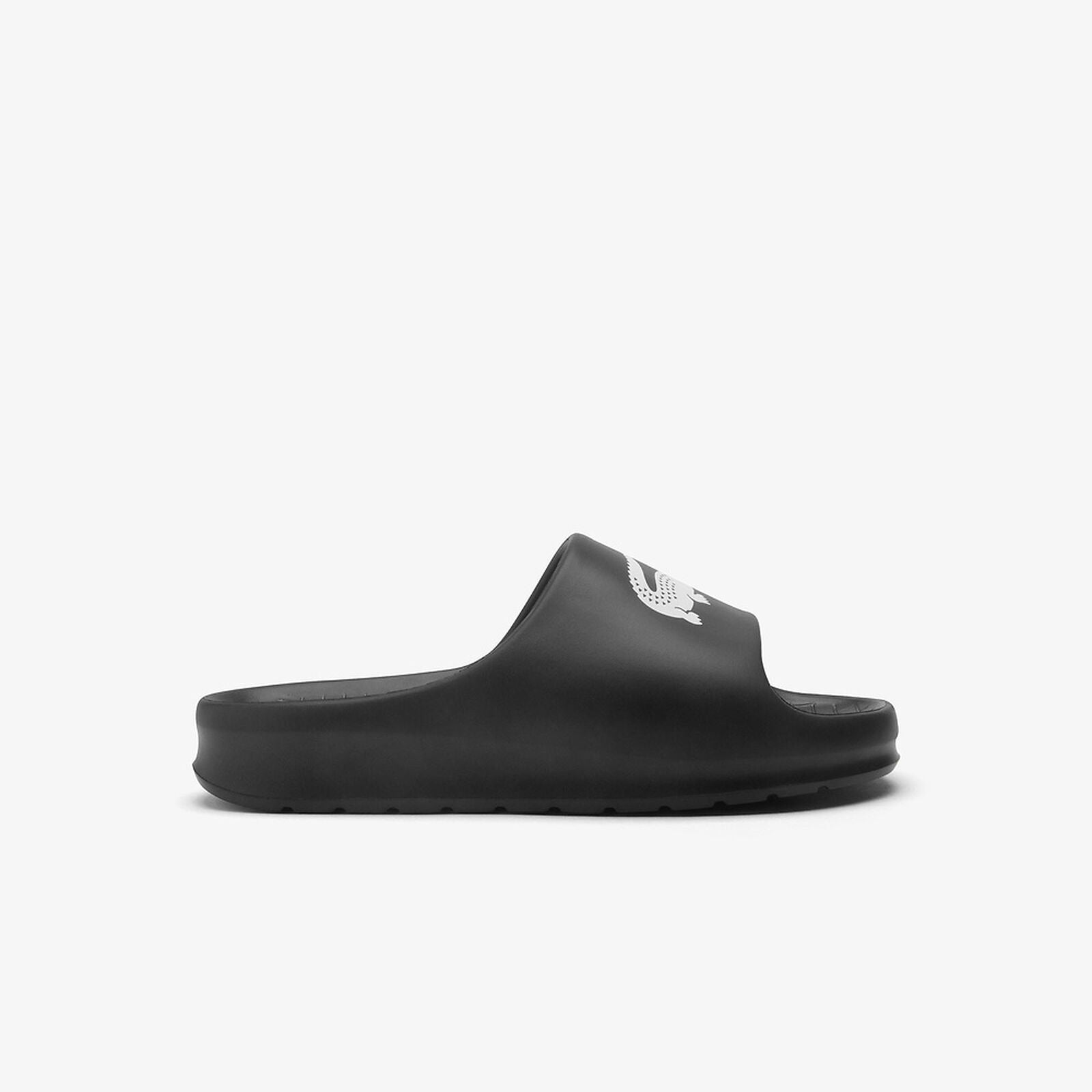 Chinelos Lacoste Preto E Branco