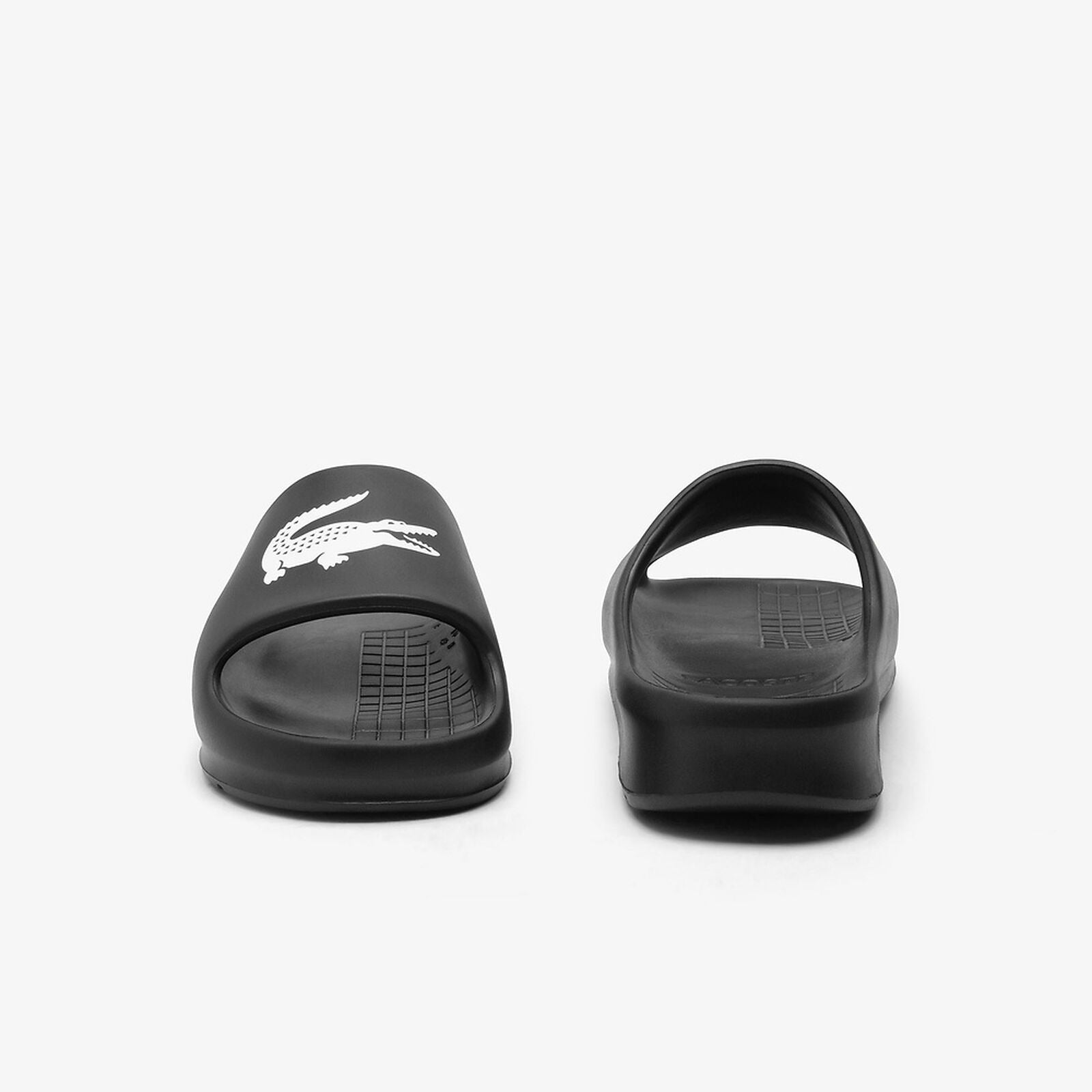 Chinelos Lacoste Preto E Branco