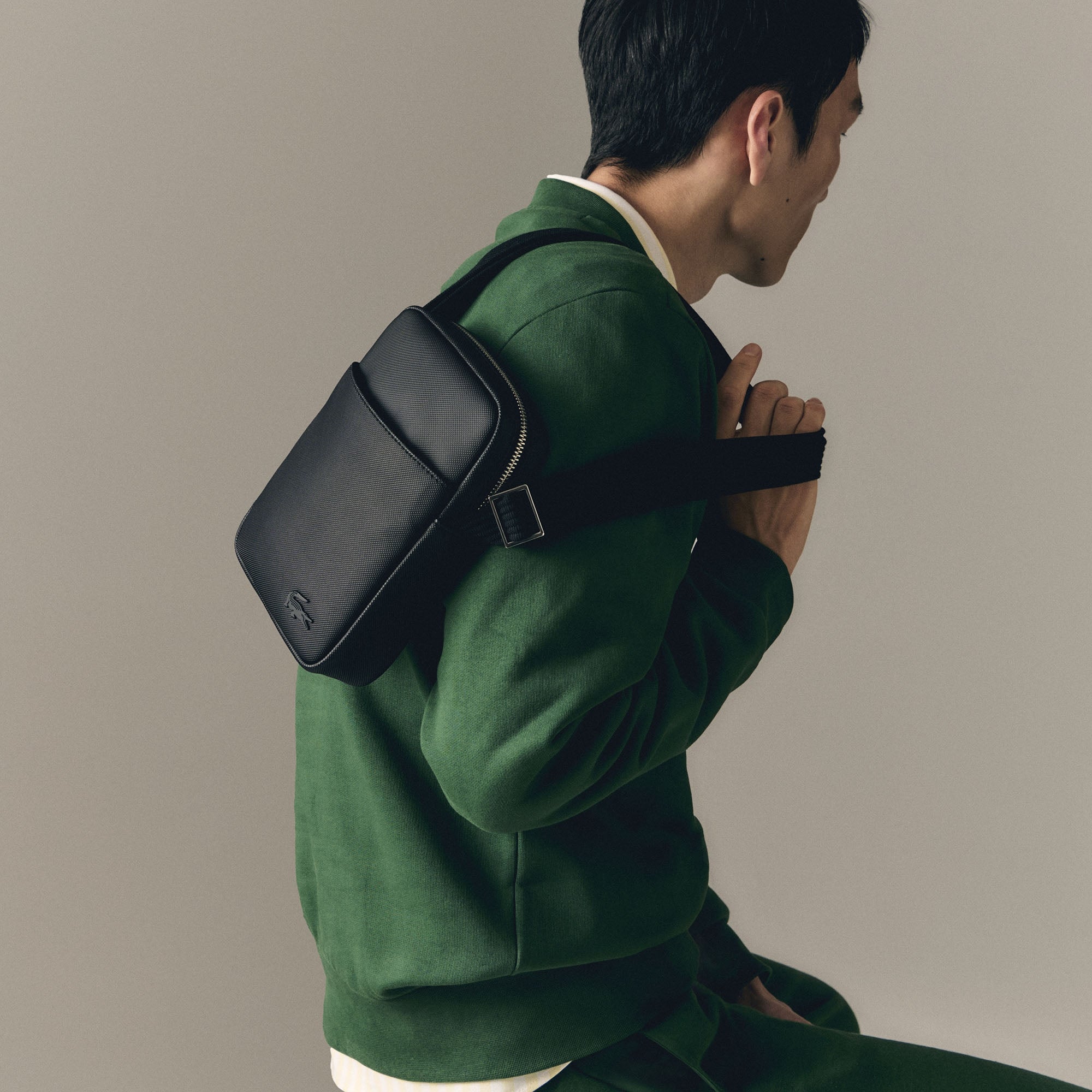 Crossbody Lacoste Preto