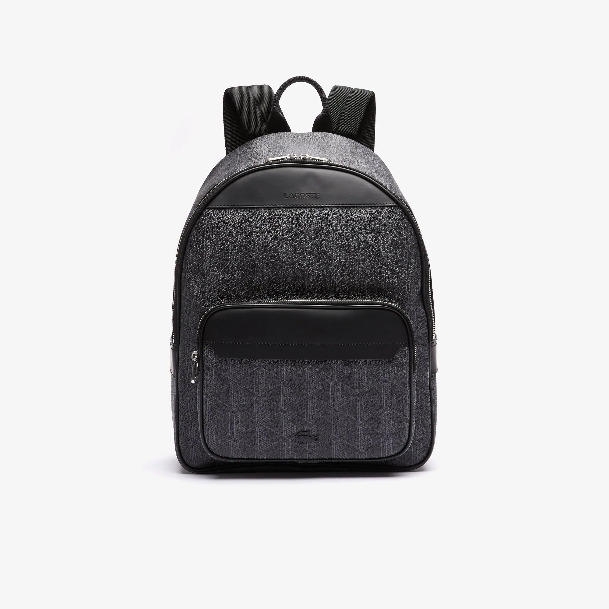 Lacoste Mochila Backpack Nh3649lx Black.logo Preto_shot1