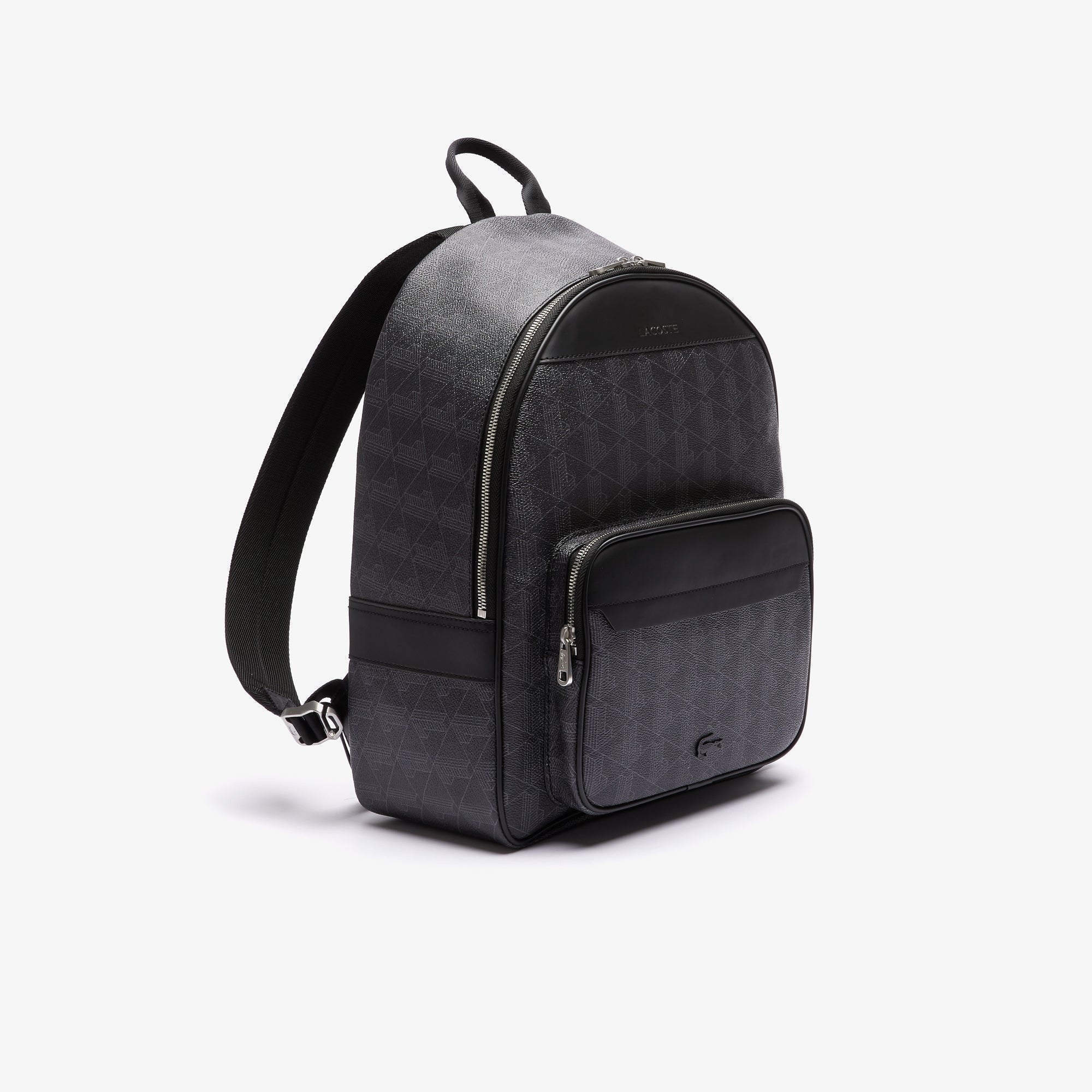 Lacoste Mochila Backpack Nh3649lx Black.logo Preto_shot4