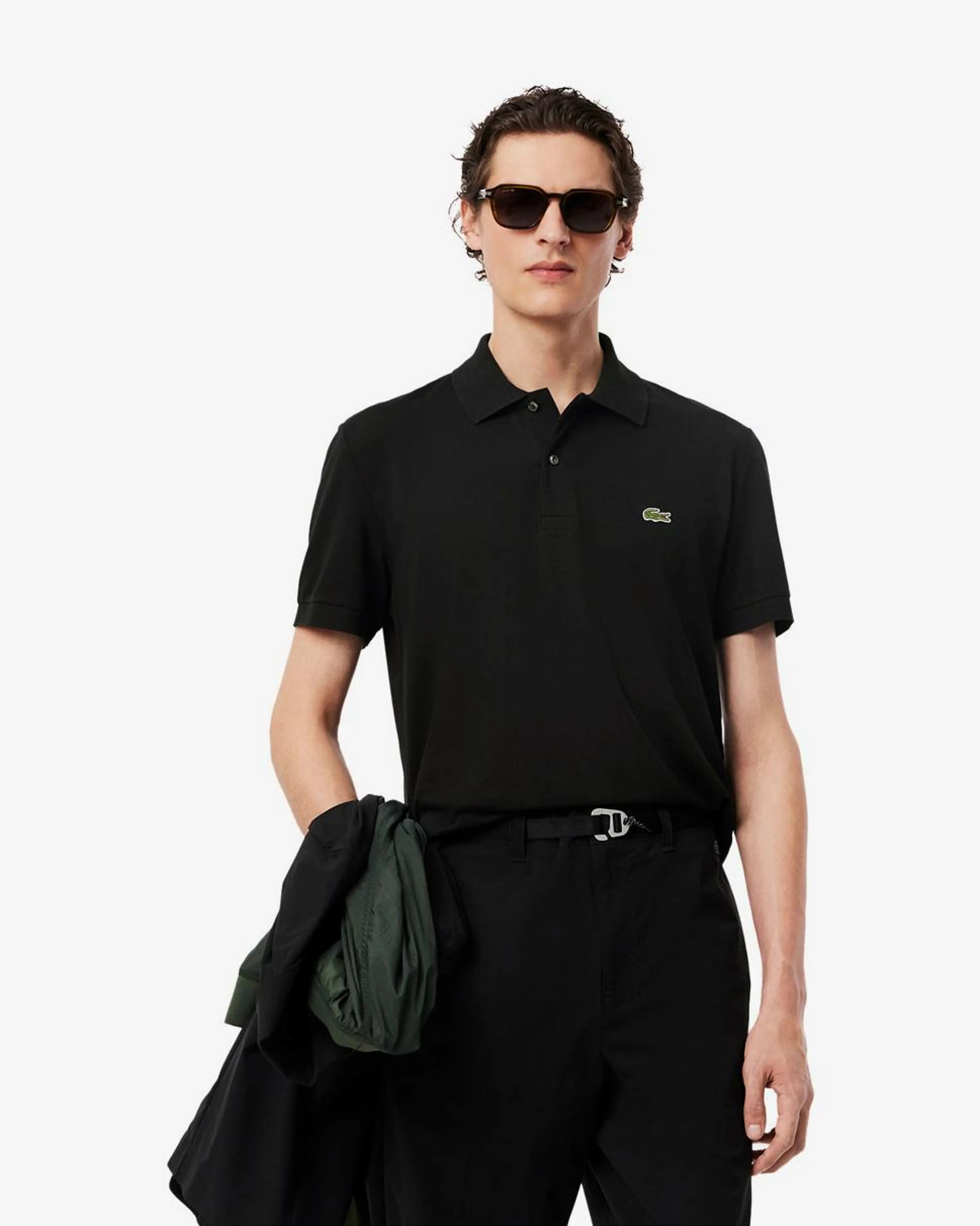 Lacoste Polo L1212 Black Preto_shot1