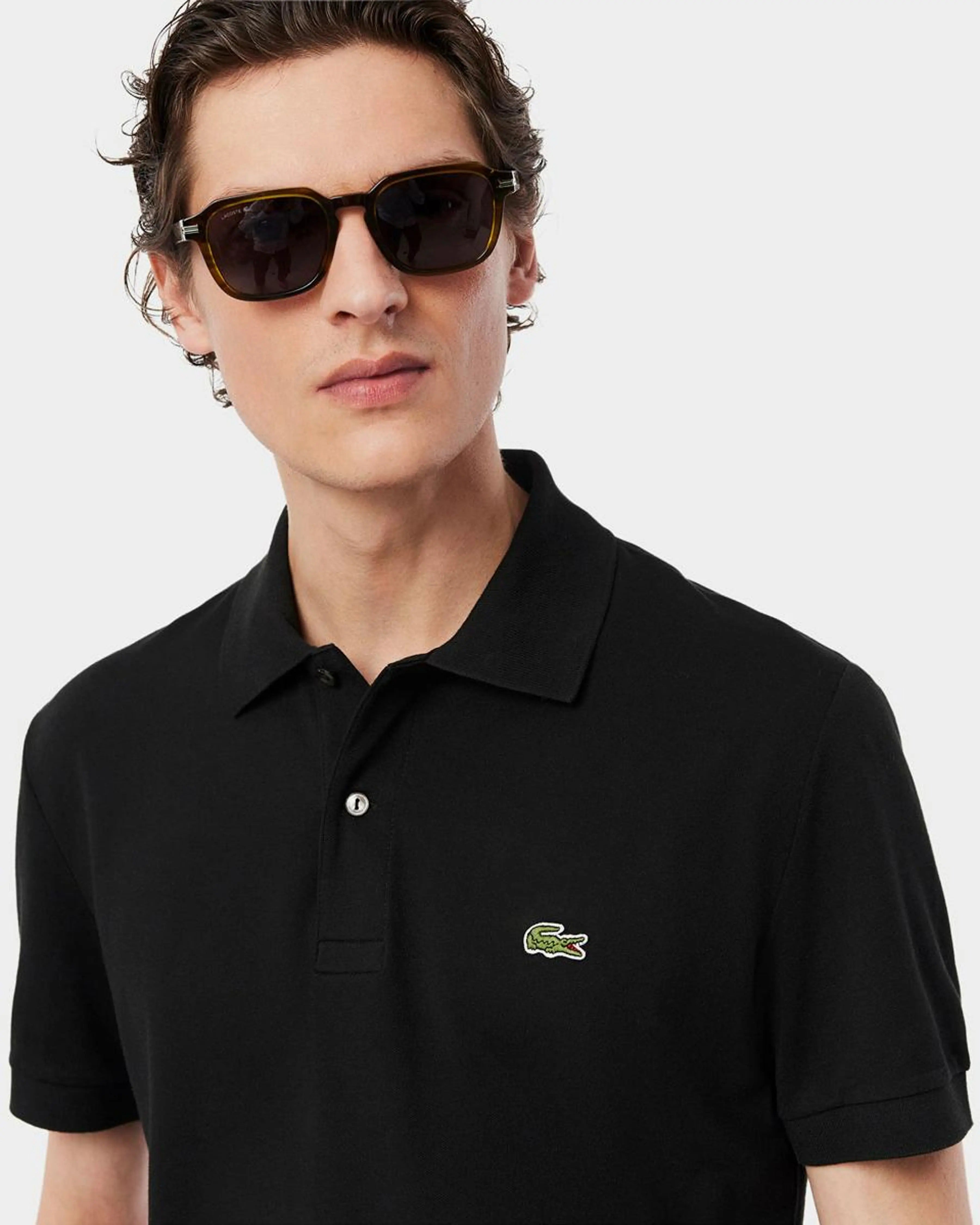 Lacoste Polo L1212 Black Preto_shot7