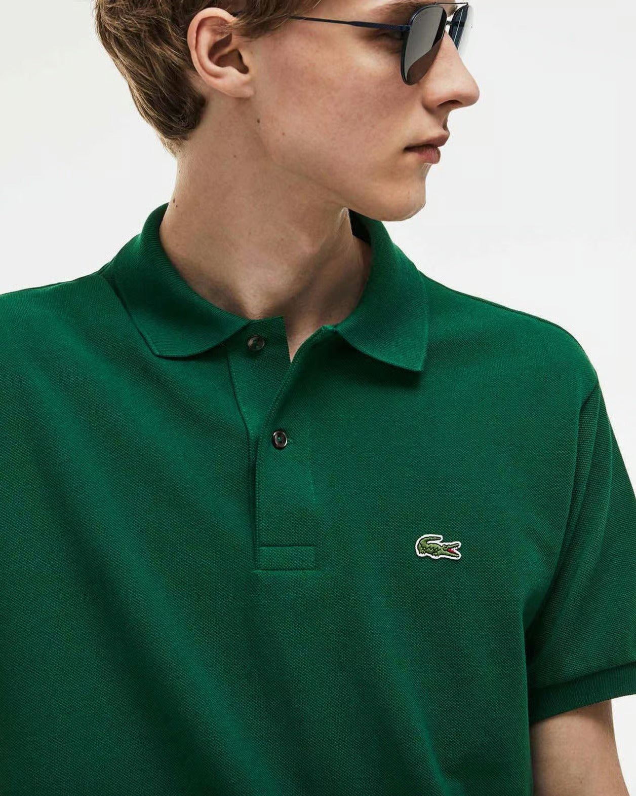 Lacoste Polo L1212 Green Verde_shot3