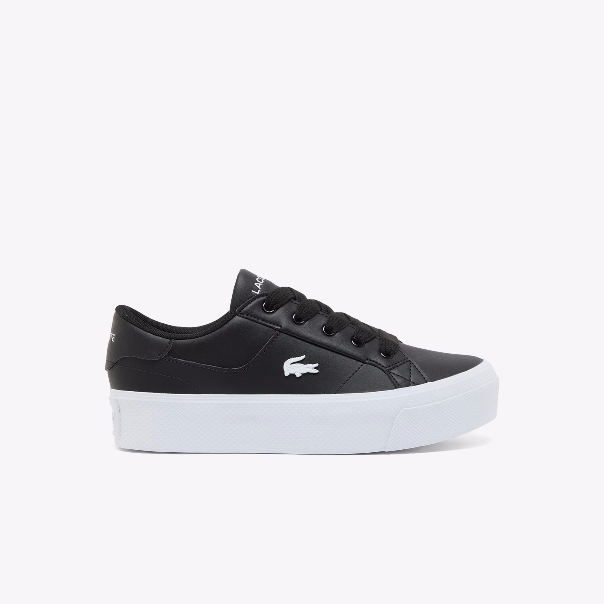 Lacoste Sapatilhas Sneakers Shoes W Ziane Blk White Preto Branco_shot1