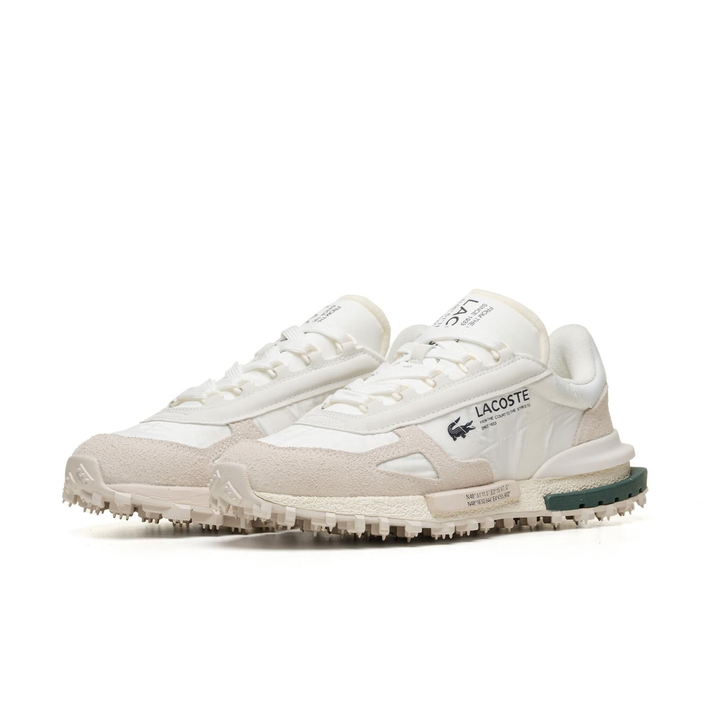 Lacoste Sapatilhas Sneakers Shoes Elite Active Whi Dk.gre Branco Verde_shot2
