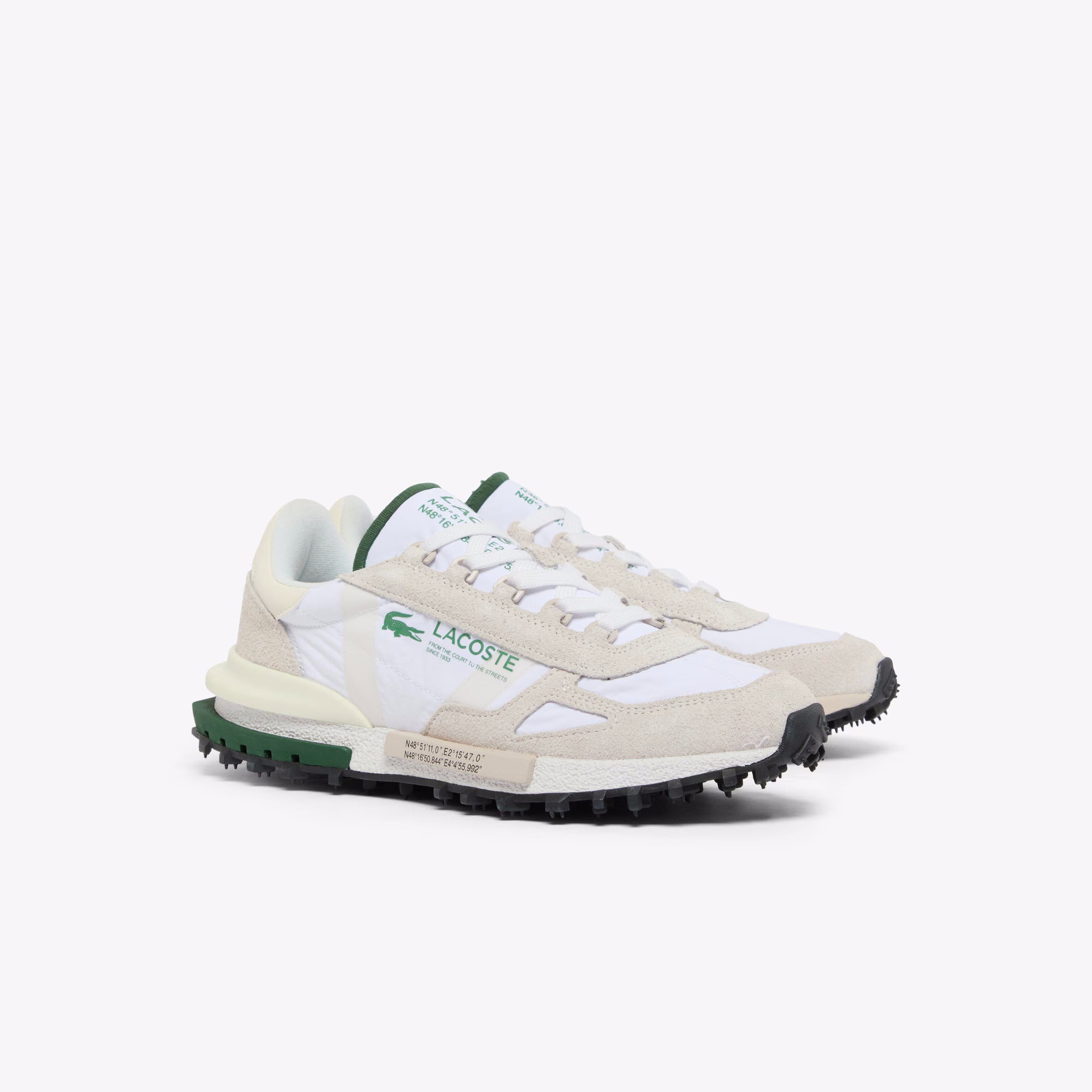 Lacoste Sapatilhas Sneakers Shoes Elite Active Whi Green Branco Verde_shot2