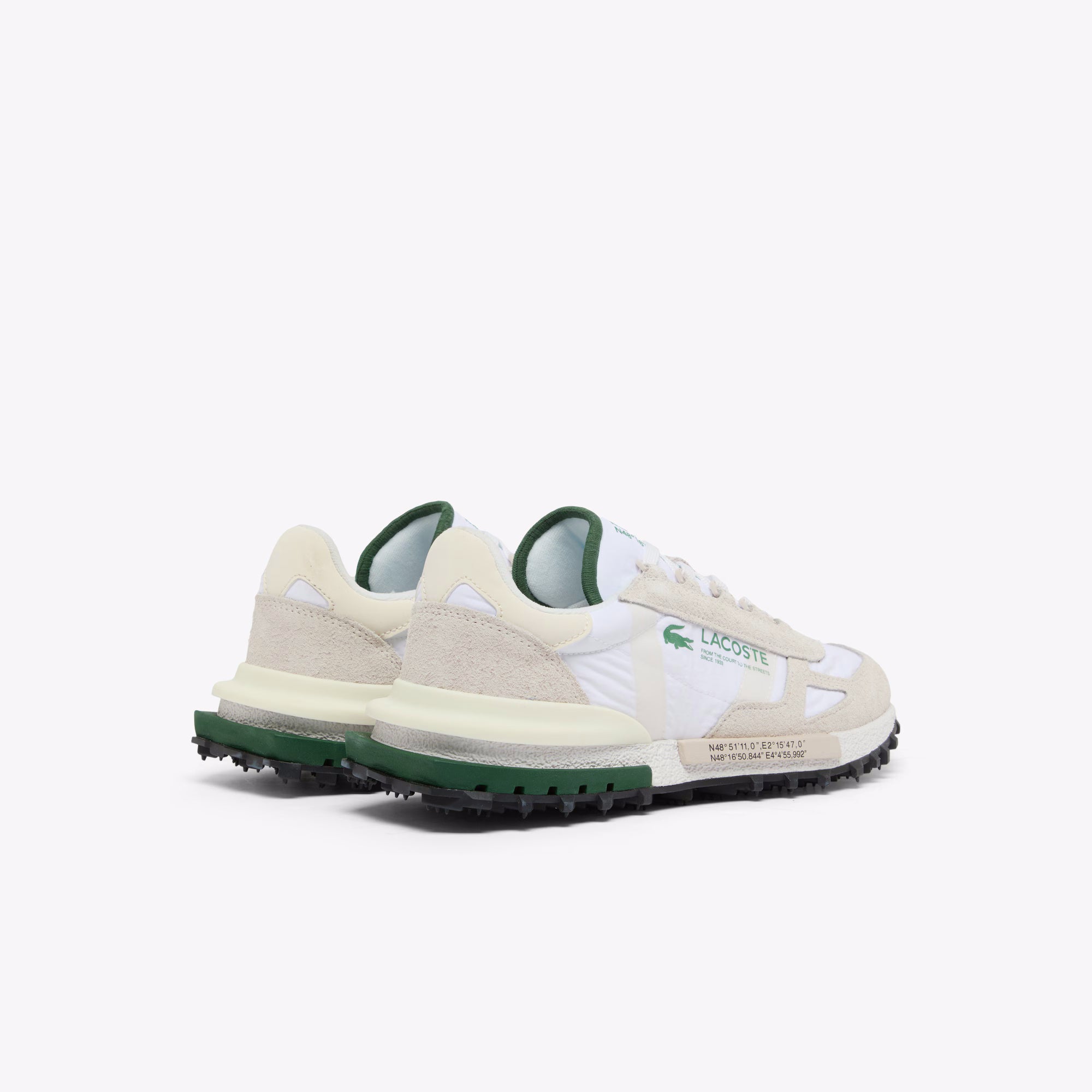 Lacoste Sapatilhas Sneakers Shoes Elite Active Whi Green Branco Verde_shot3