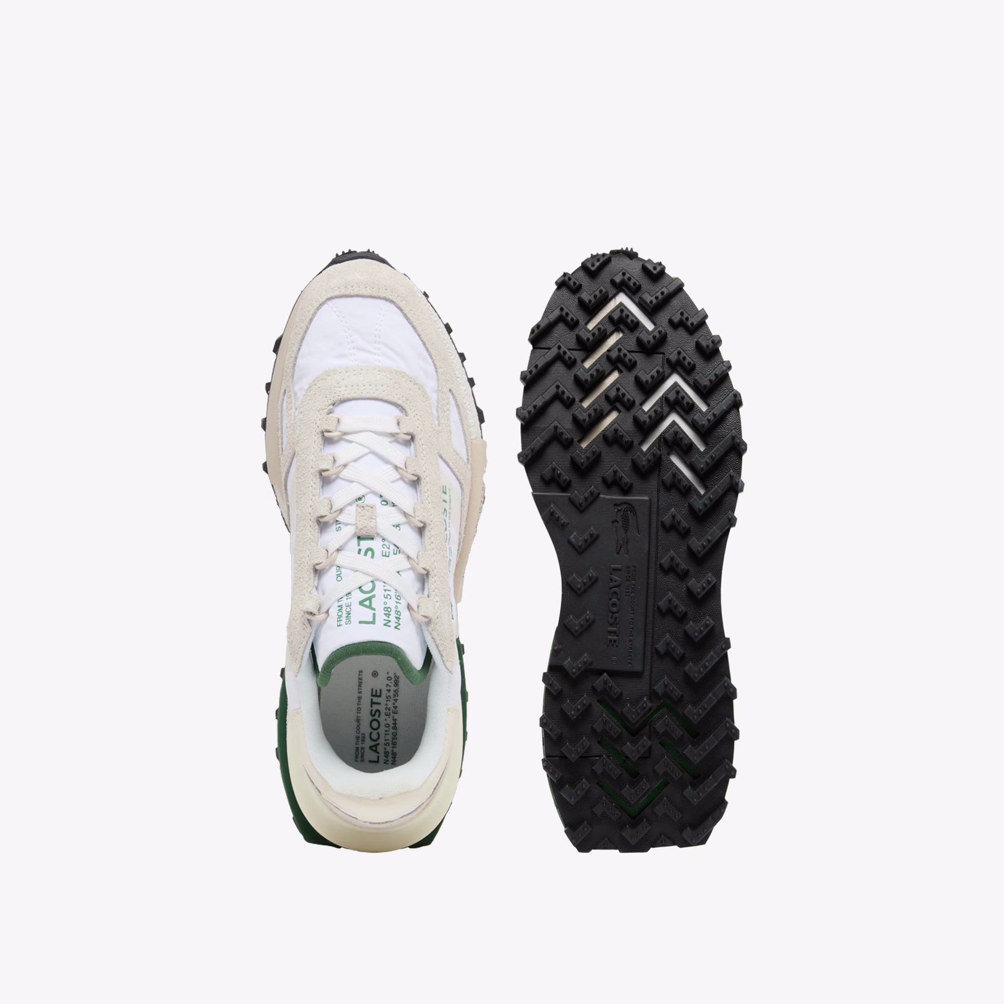 Lacoste Sapatilhas Sneakers Shoes Elite Active Whi Green Branco Verde_shot4