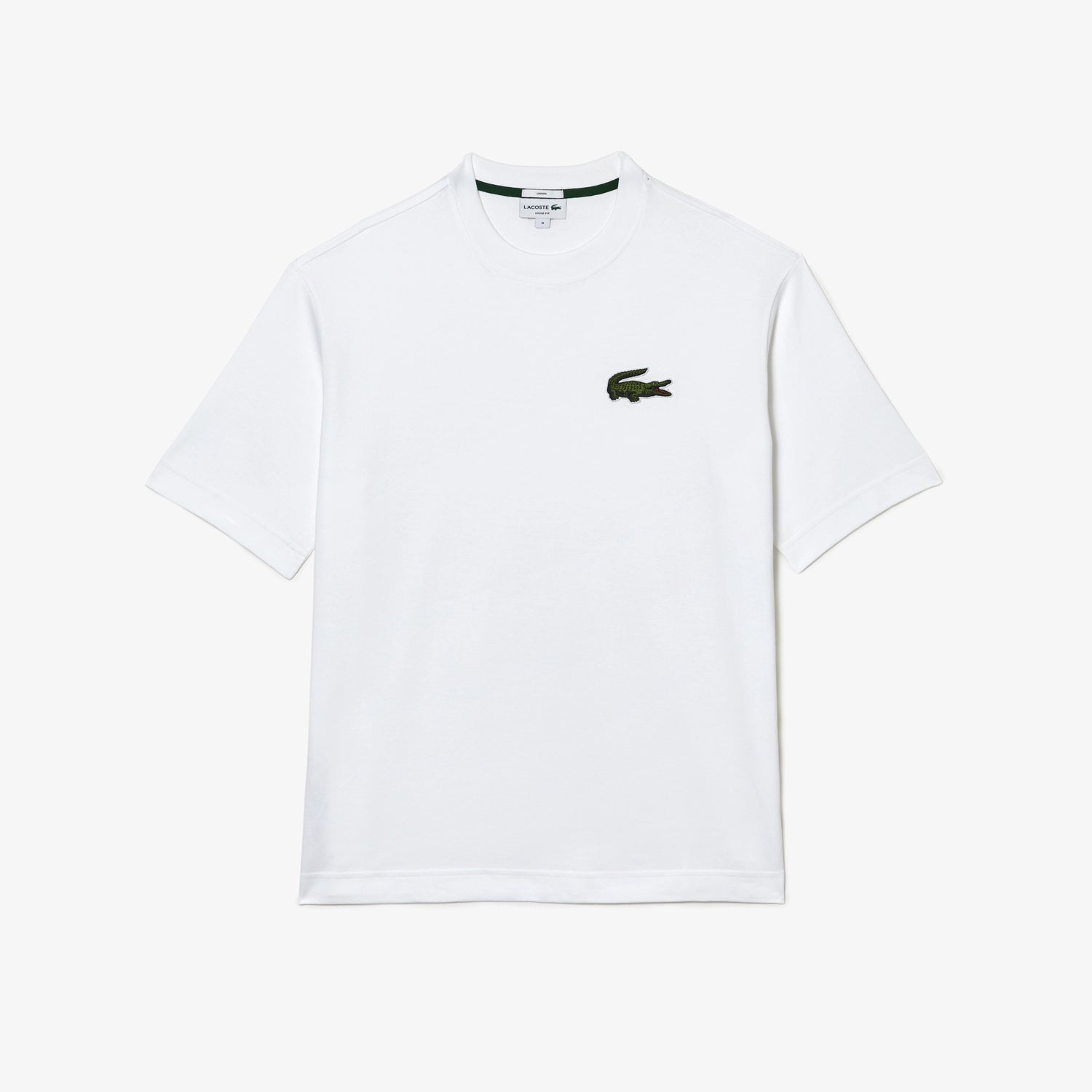 Lacoste T Shirt Th0062 White Branco_shot1