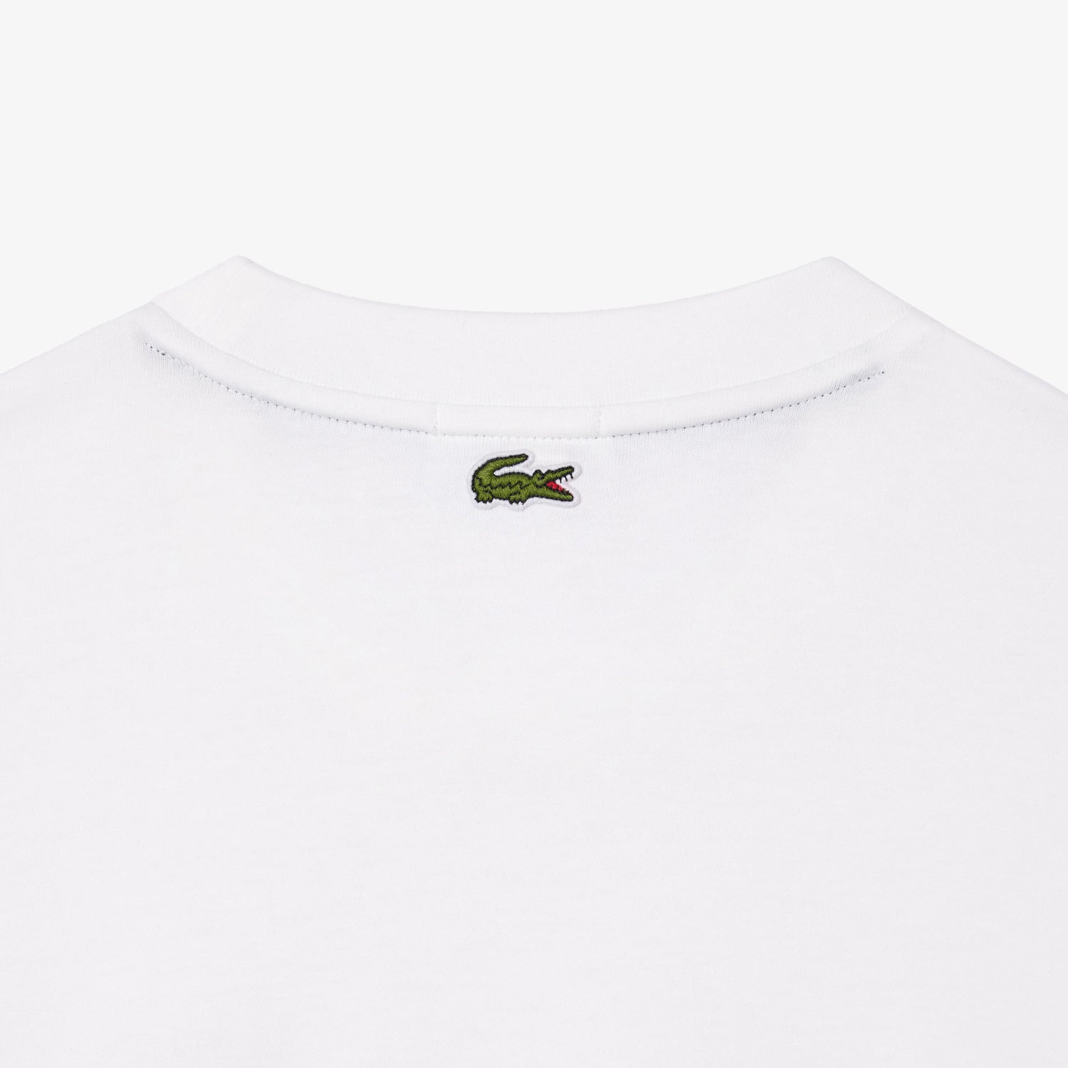 Lacoste T Shirt Th0062 White Branco_shot2
