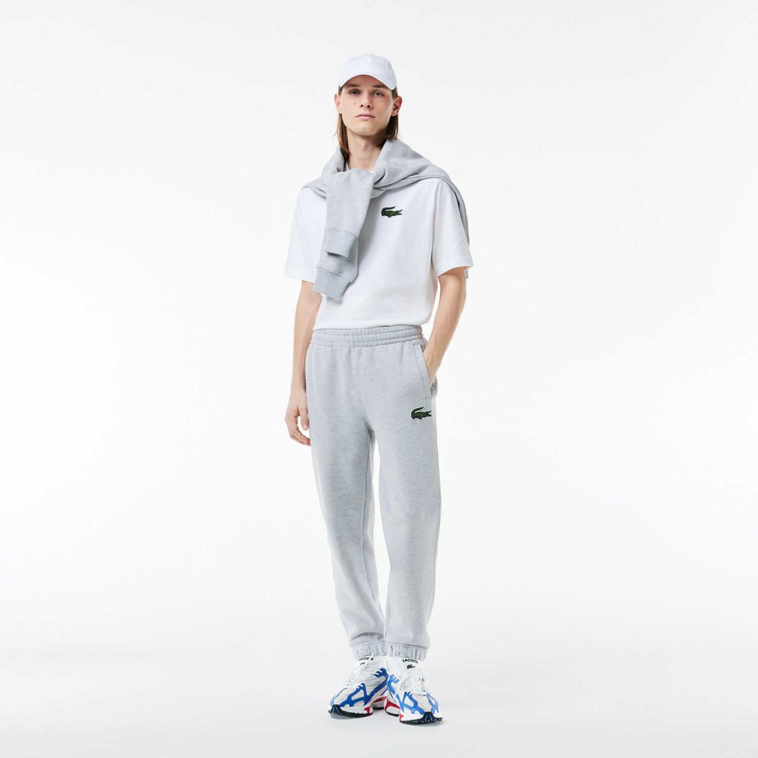 Lacoste T Shirt Th0062 White Branco_shot3