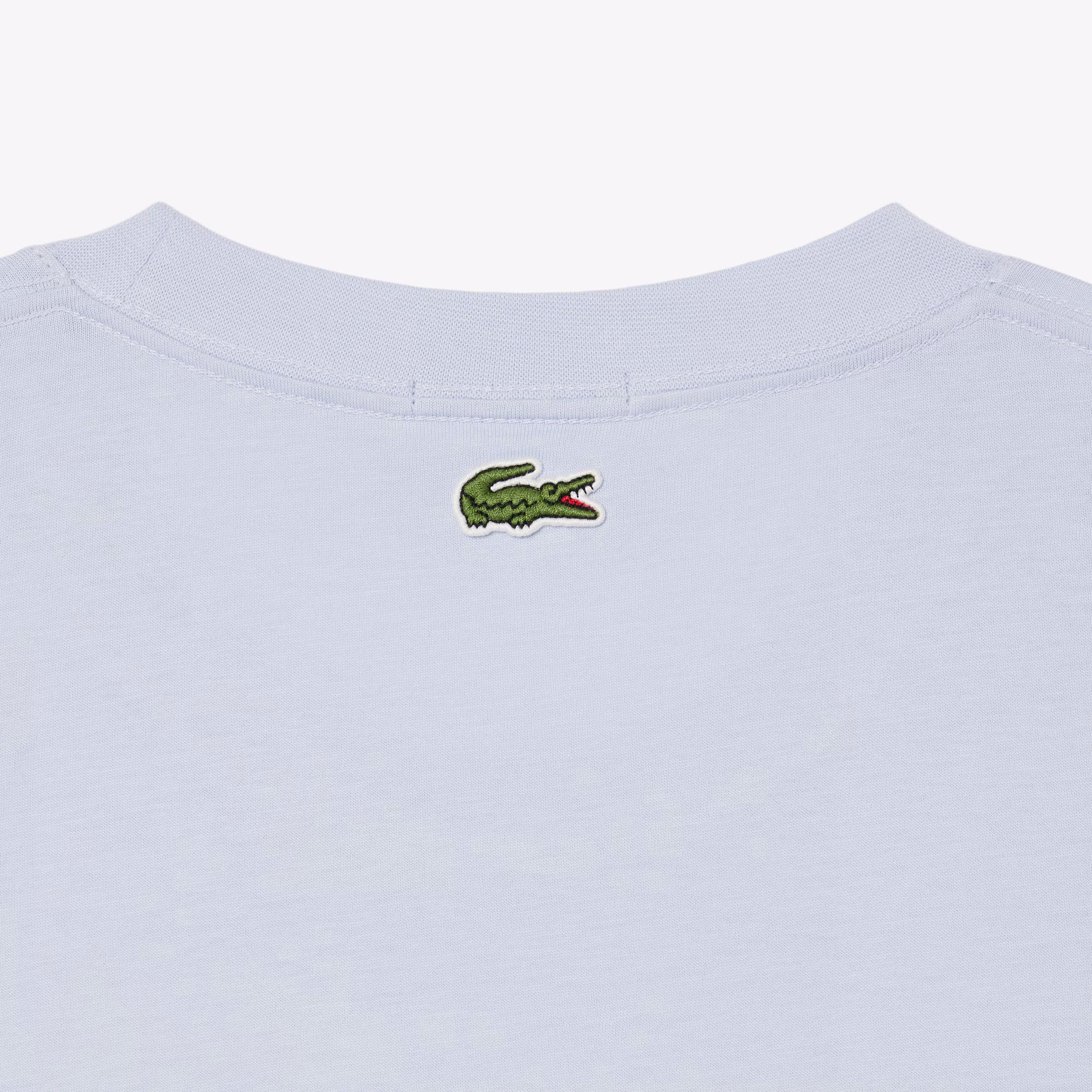 Lacoste T Shirt Th0794 Lt Blue Azul Claro_shot4