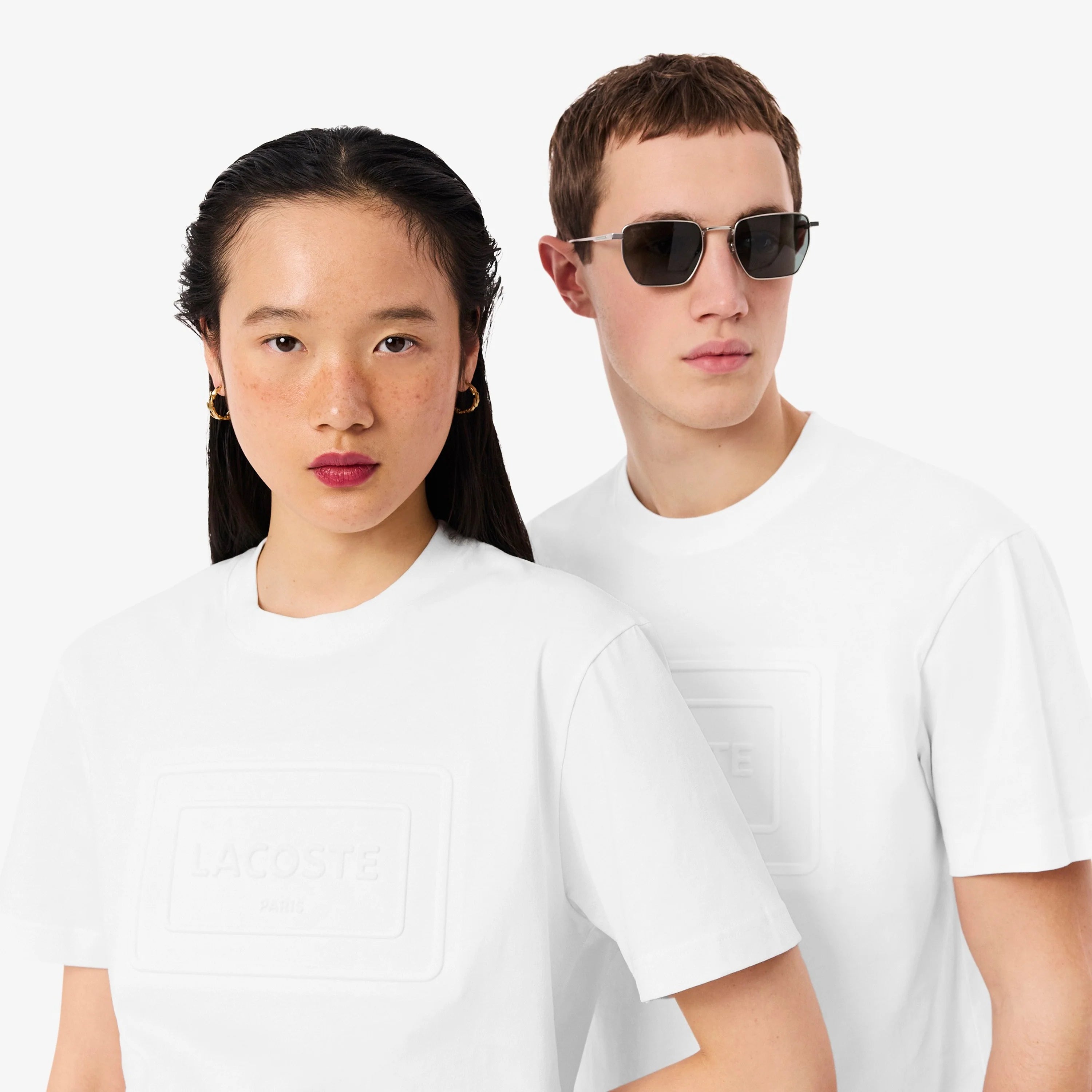Lacoste T Shirt Th0794 White Branco_shot3