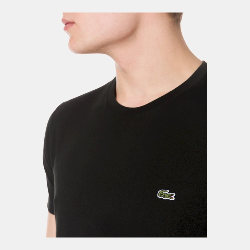 Lacoste T Shirt Th2038 Black Preto Shot6