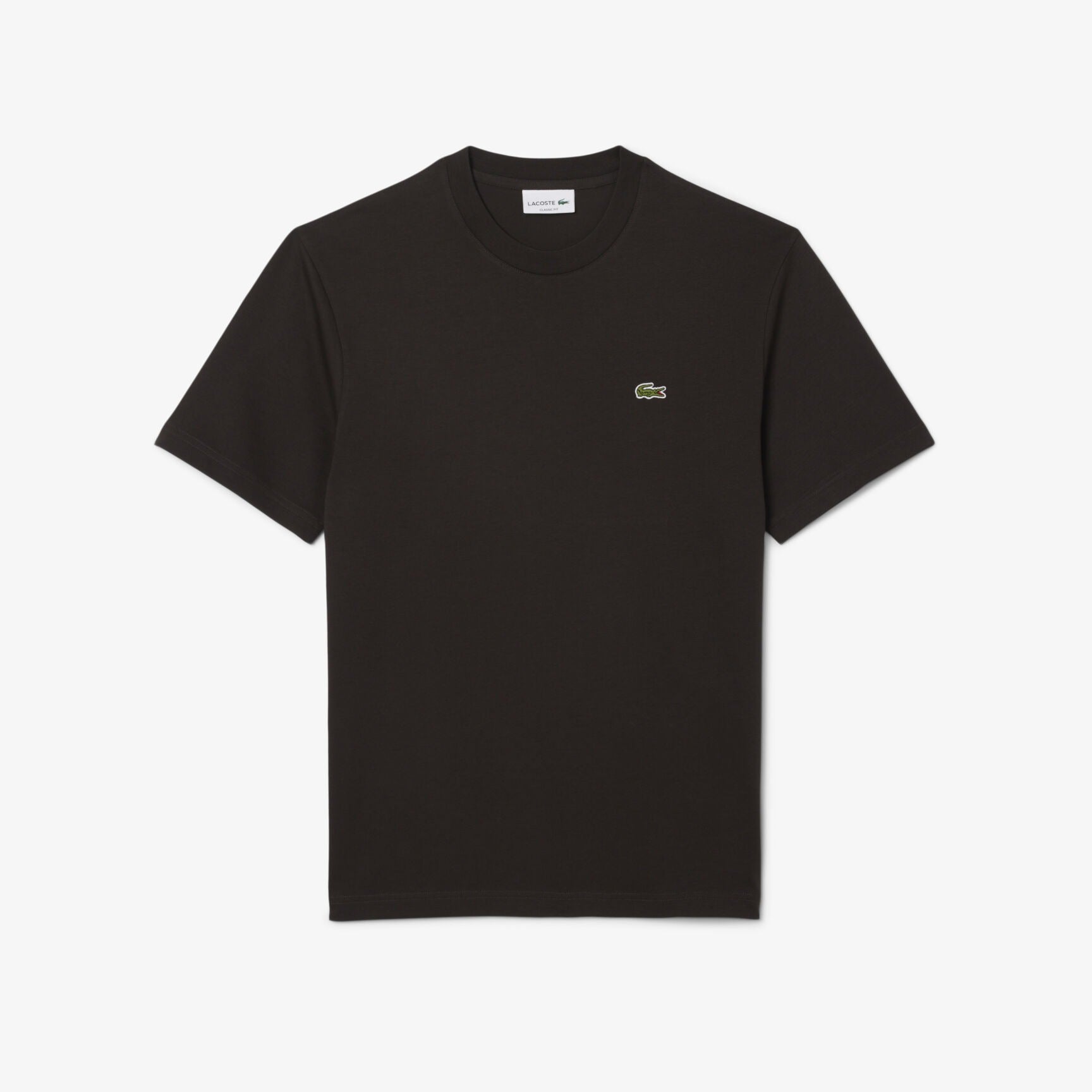 Lacoste T Shirt Th2038 Brown Castanho_shot2