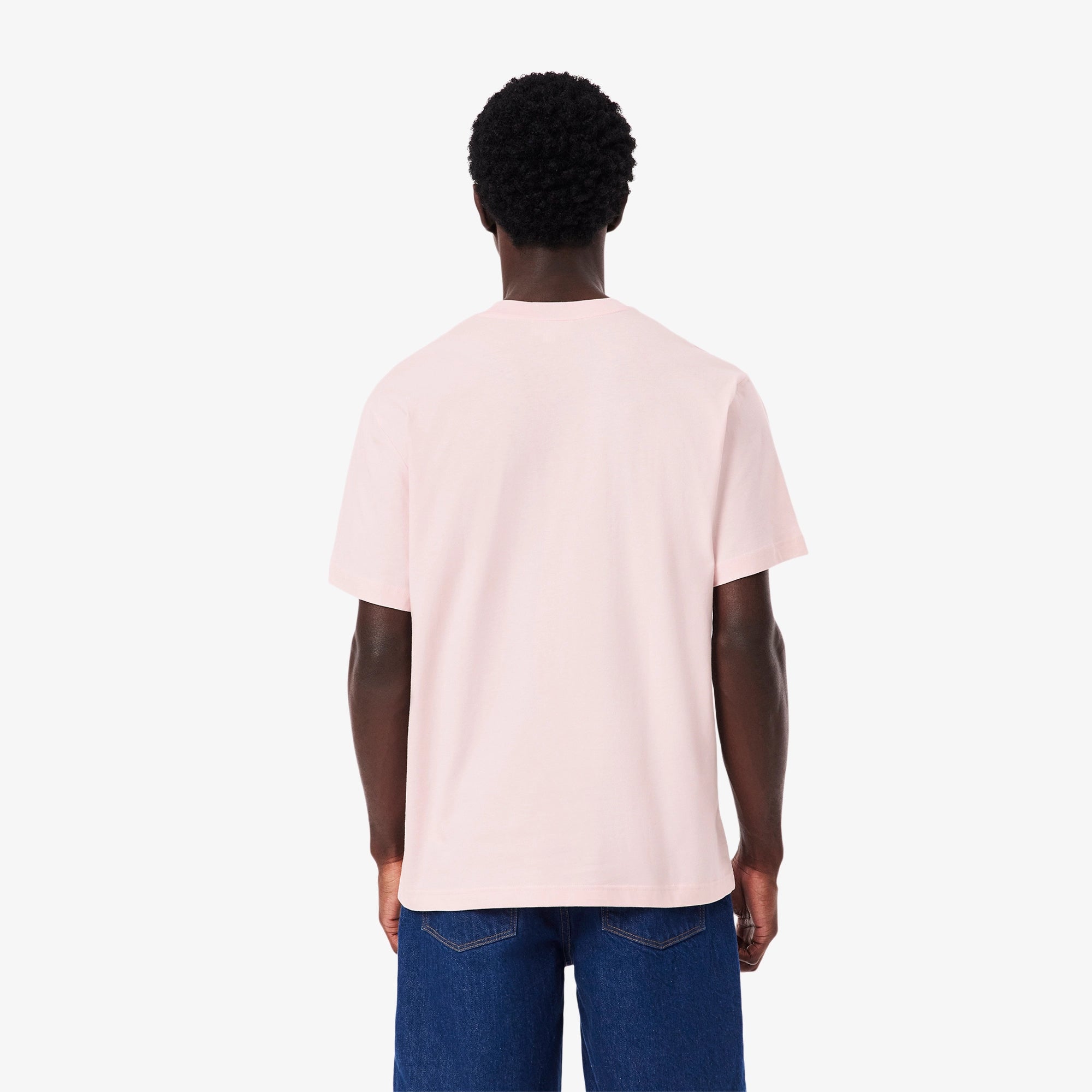 Lacoste T Shirt Th2038 Pink Rosa_shot3