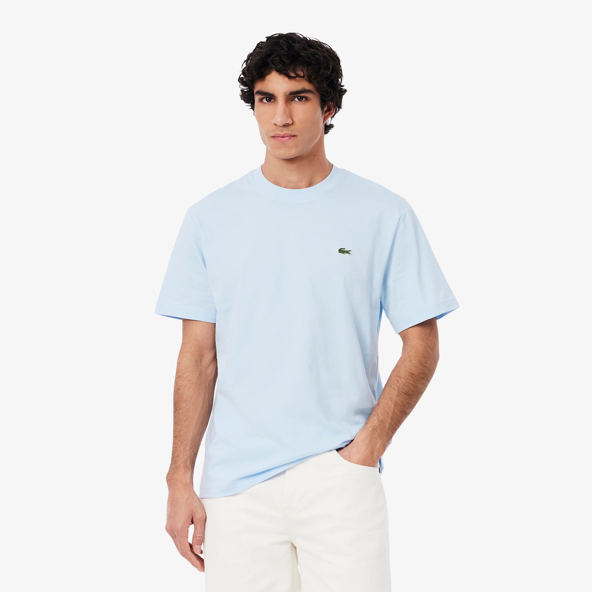 Lacoste T Shirt Th2038 Sky Azul_shot1