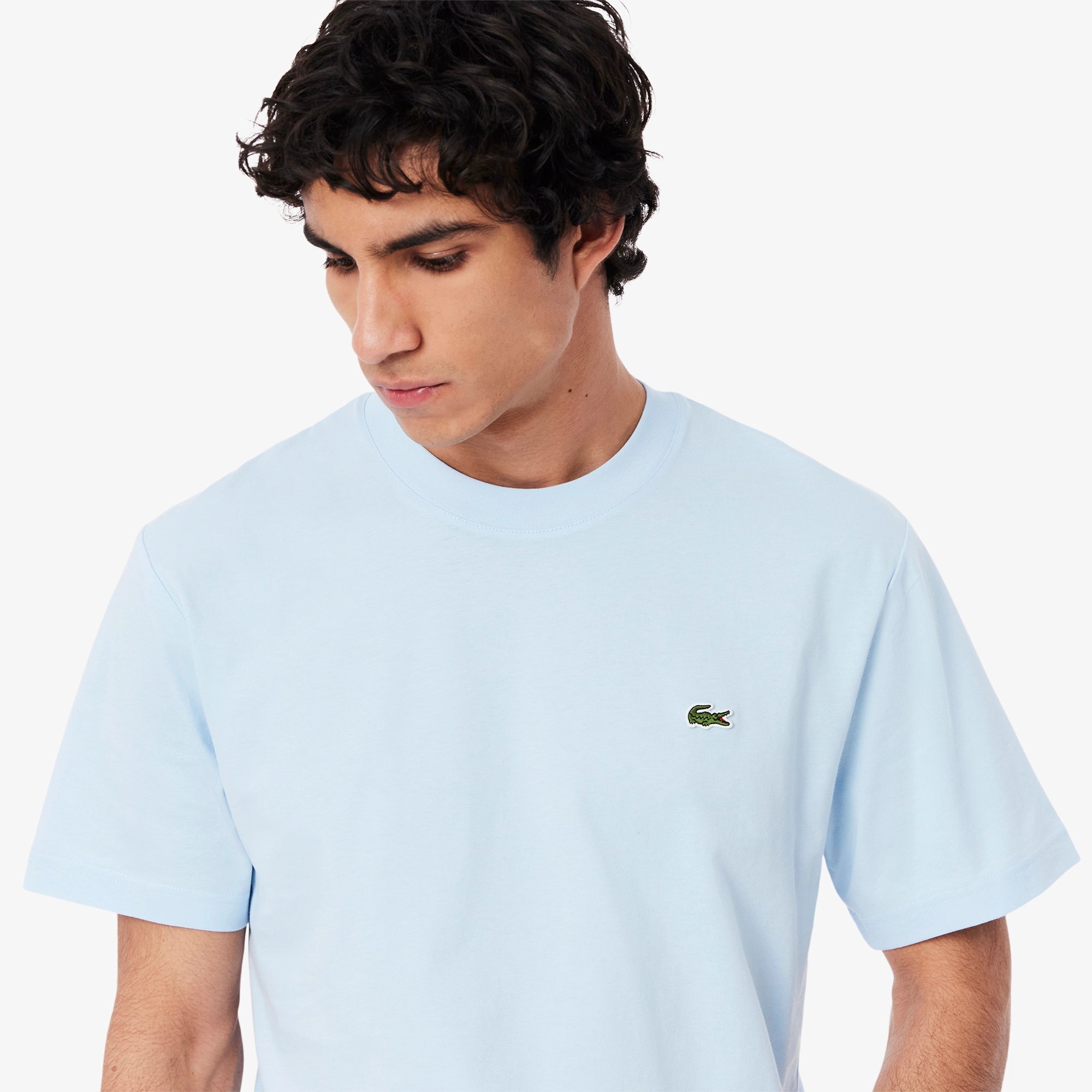 Lacoste T Shirt Th2038 Sky Azul_shot2