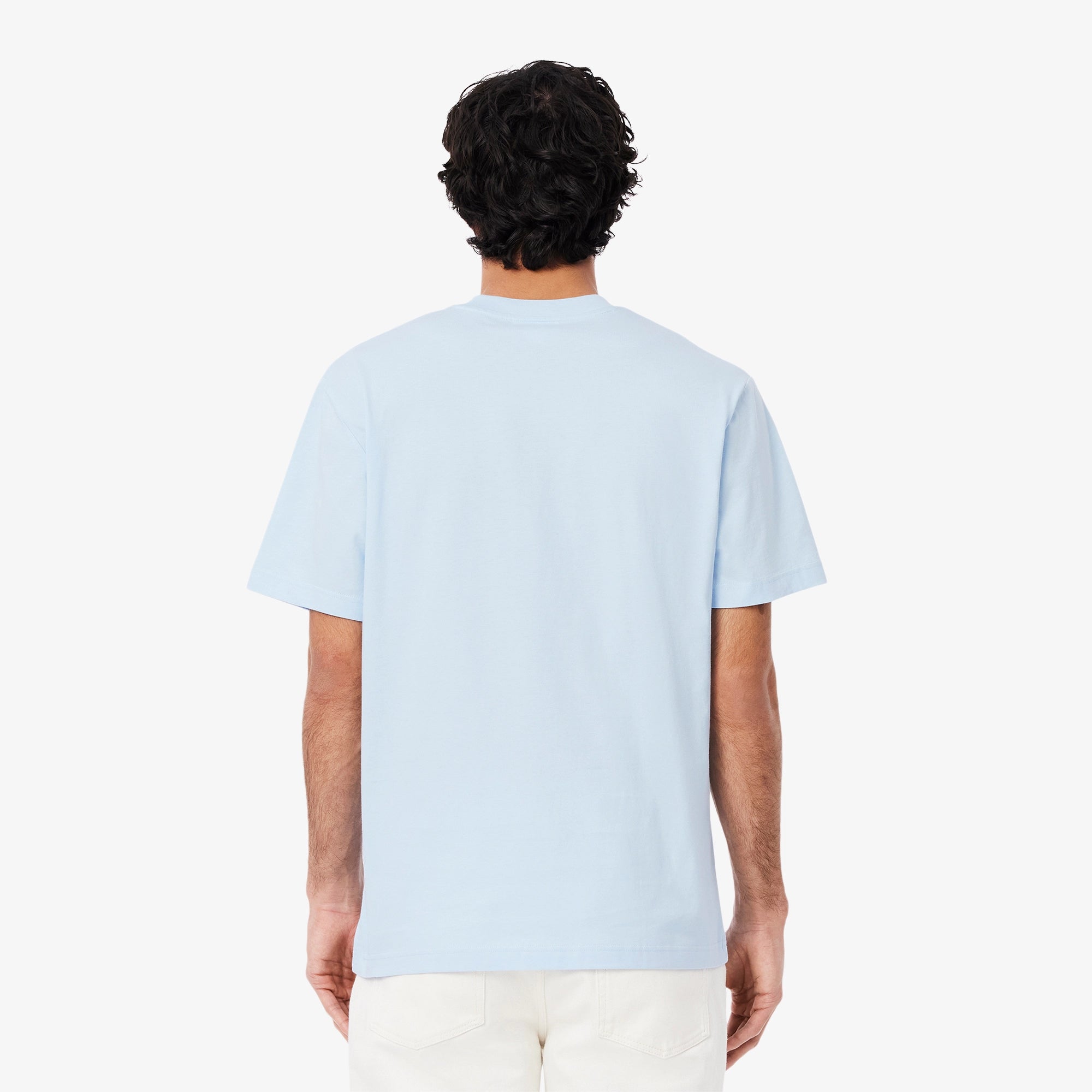 Lacoste T Shirt Th2038 Sky Azul_shot3