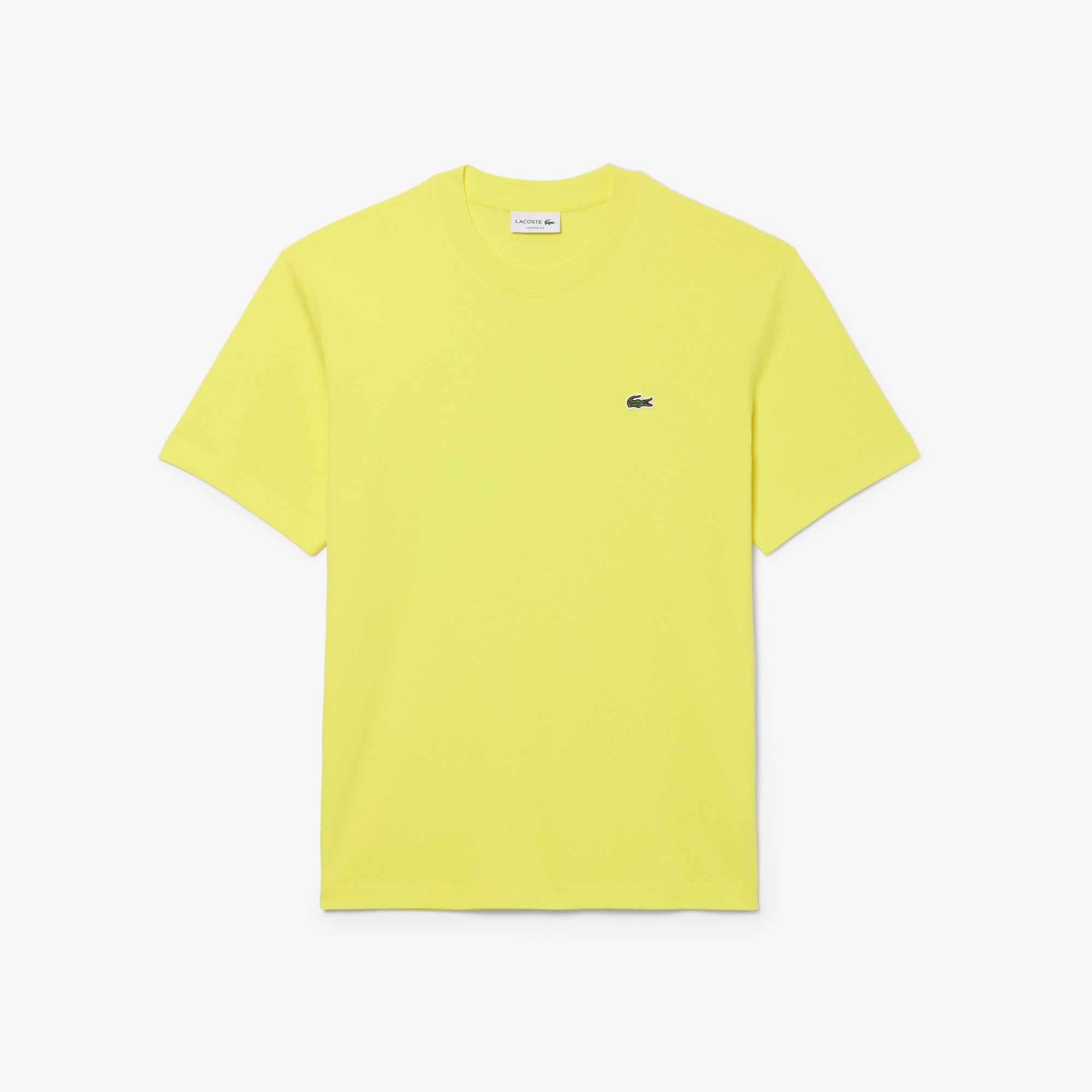 Lacoste T Shirt Th2038 Yellow Amarelo_shot4